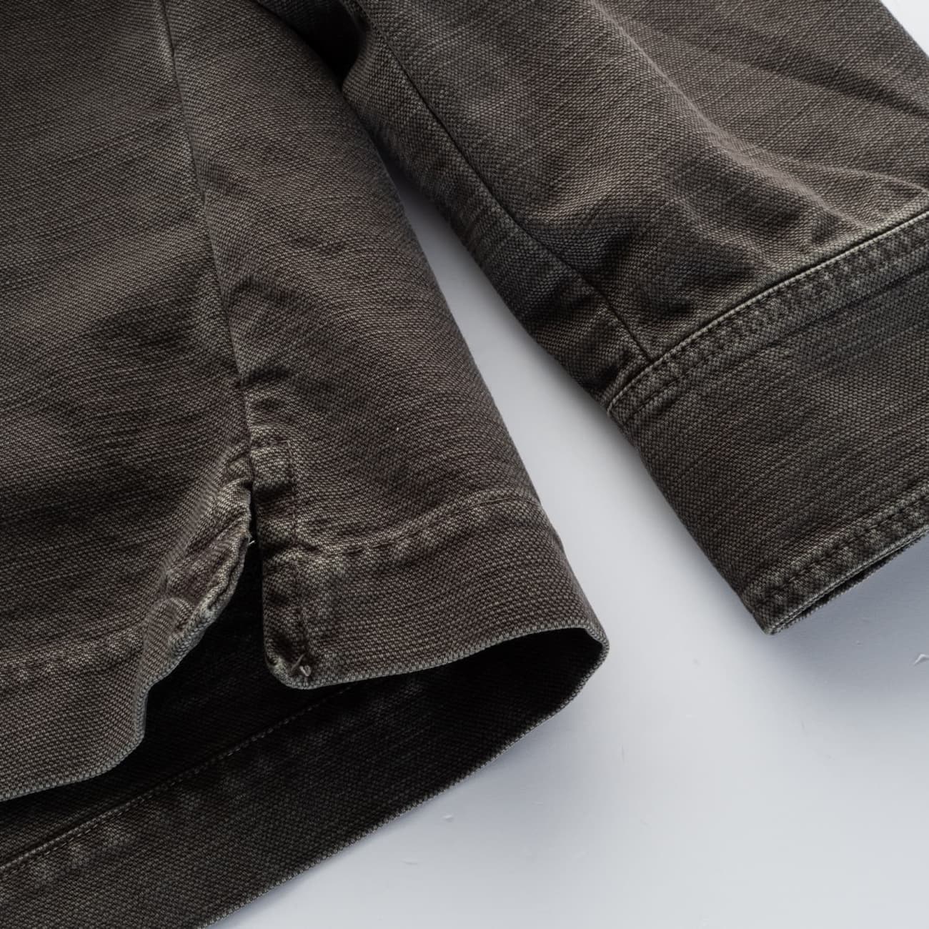 Canvas Overshirt Faded Black