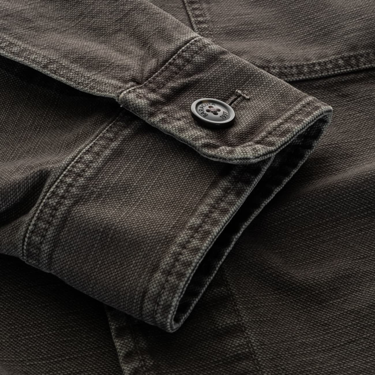 Canvas Overshirt Faded Black