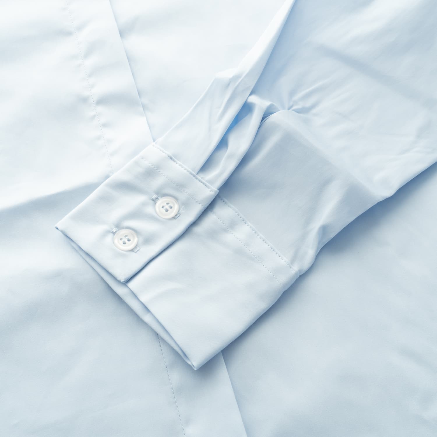 Bluse Stehkragen Hellblau