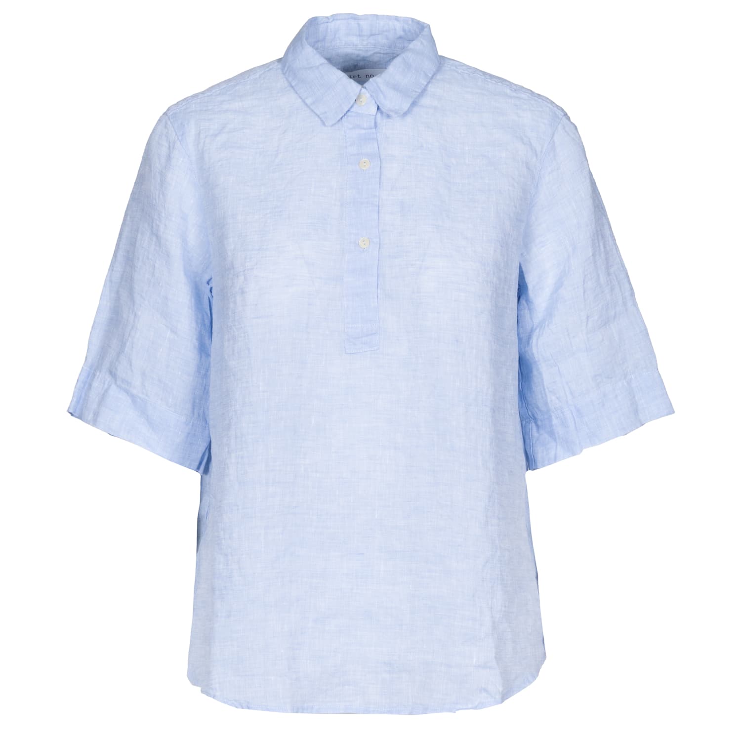 Leinenbluse Kurzarm