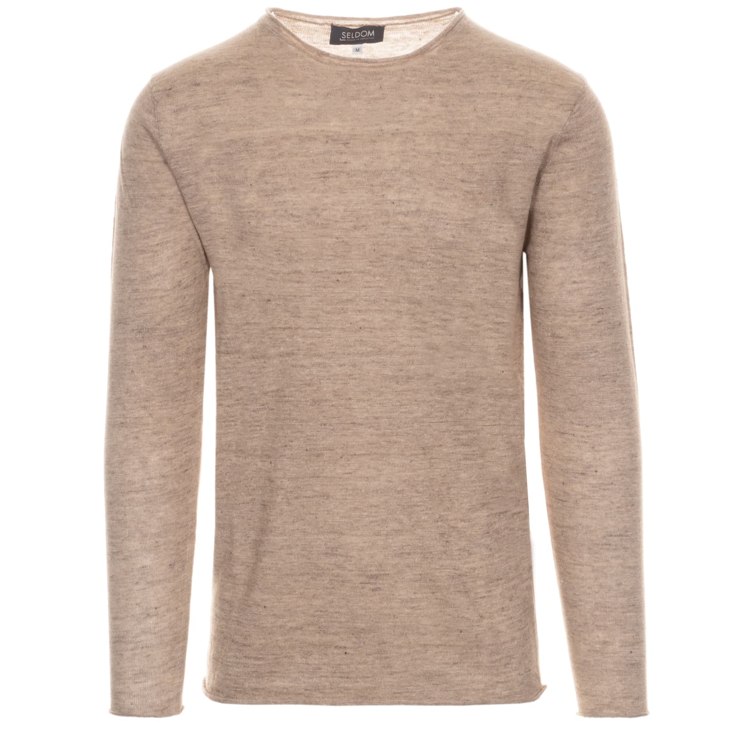 Leichter Strickpullover aus Leinen/Baumwolle