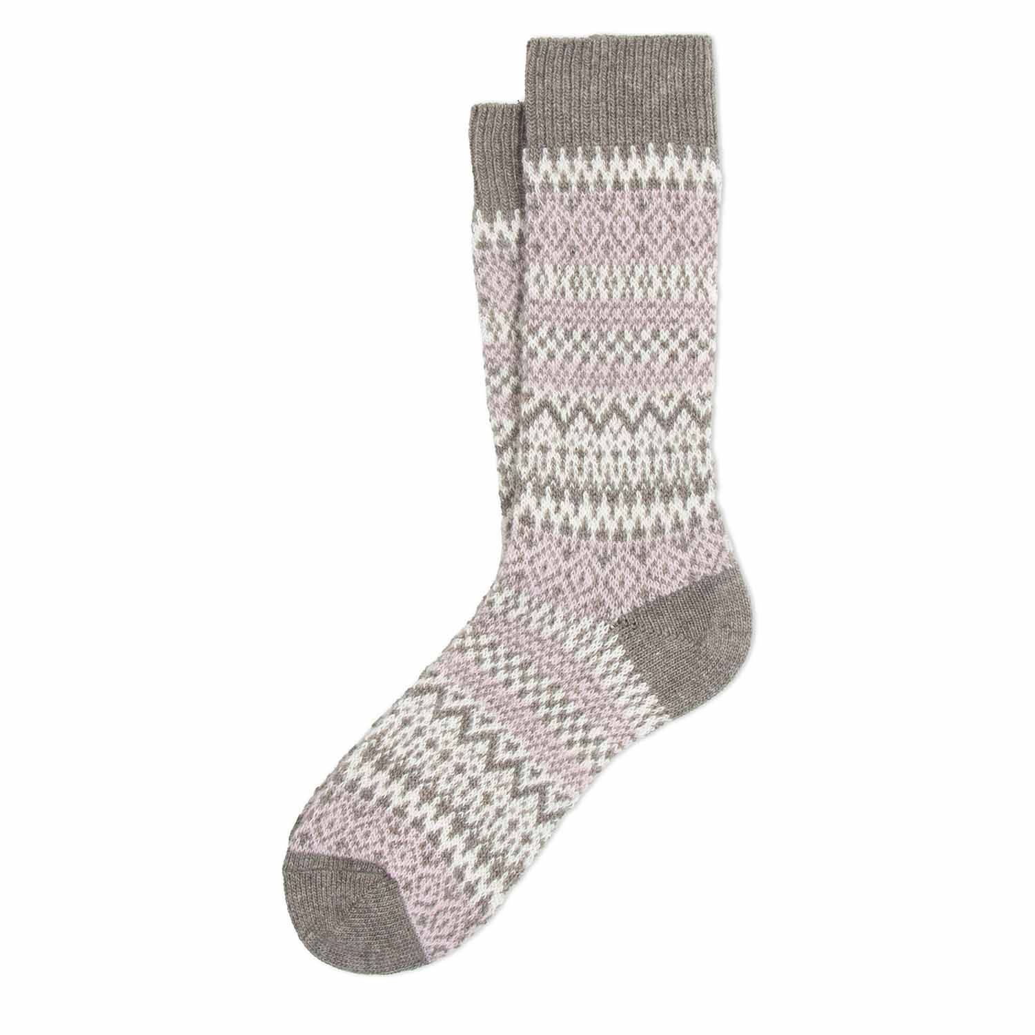 Stricksocke Kotte Norwegermuster