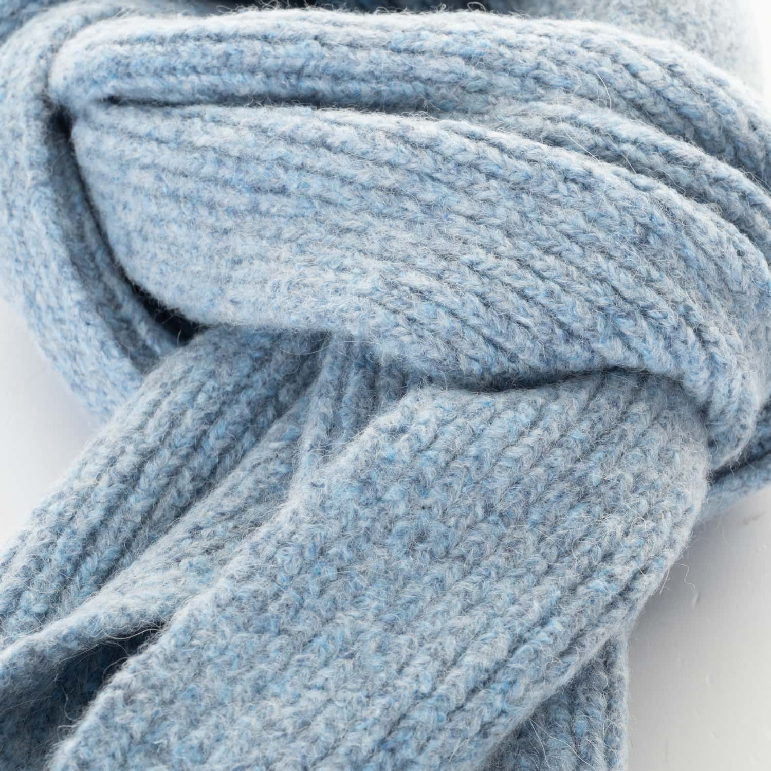 Tweed Schal Beige
