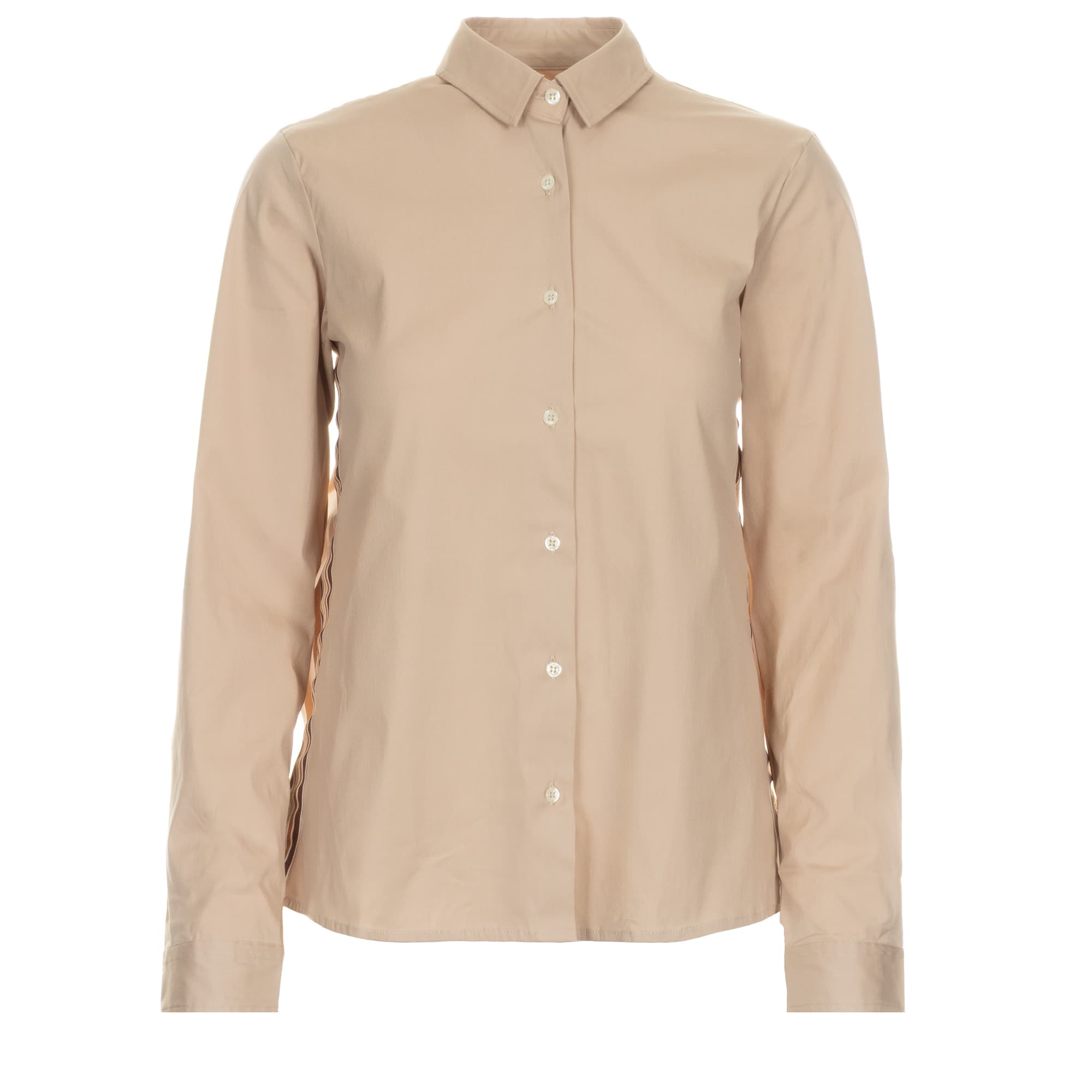 Baumwollbluse Beige