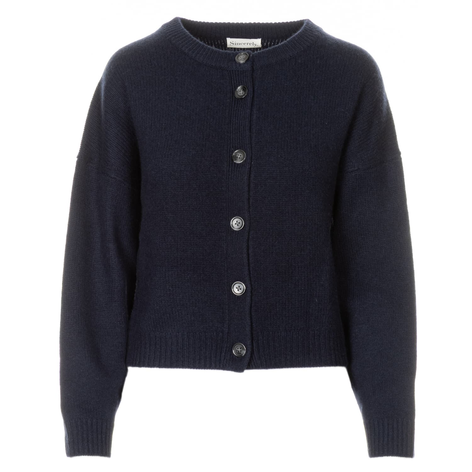 Strickjacke aus Wolle mit Kaschmiranteil