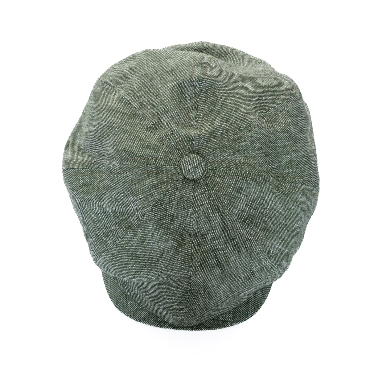 Newsboy Classic Cap Leinen Melange