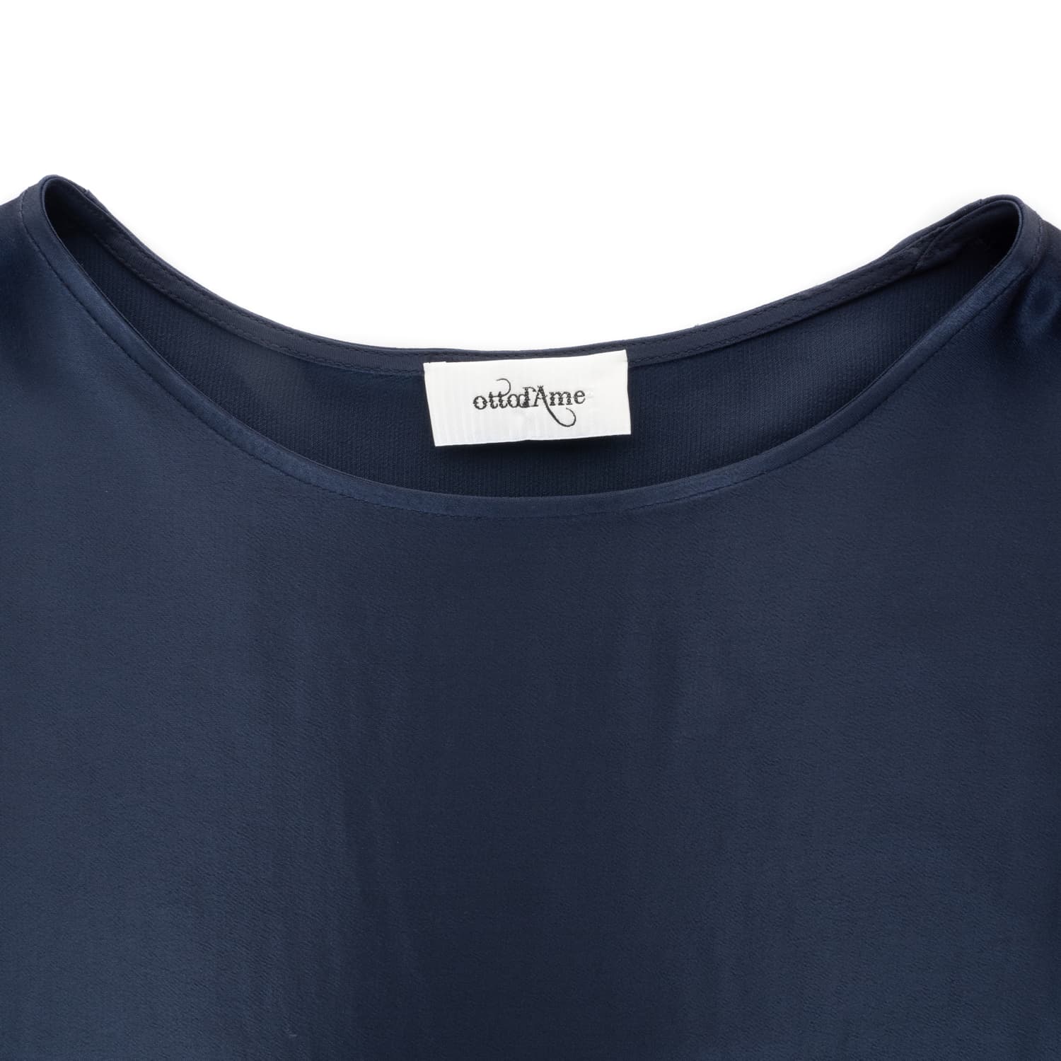 Viskose-Bluse Dunkelblau