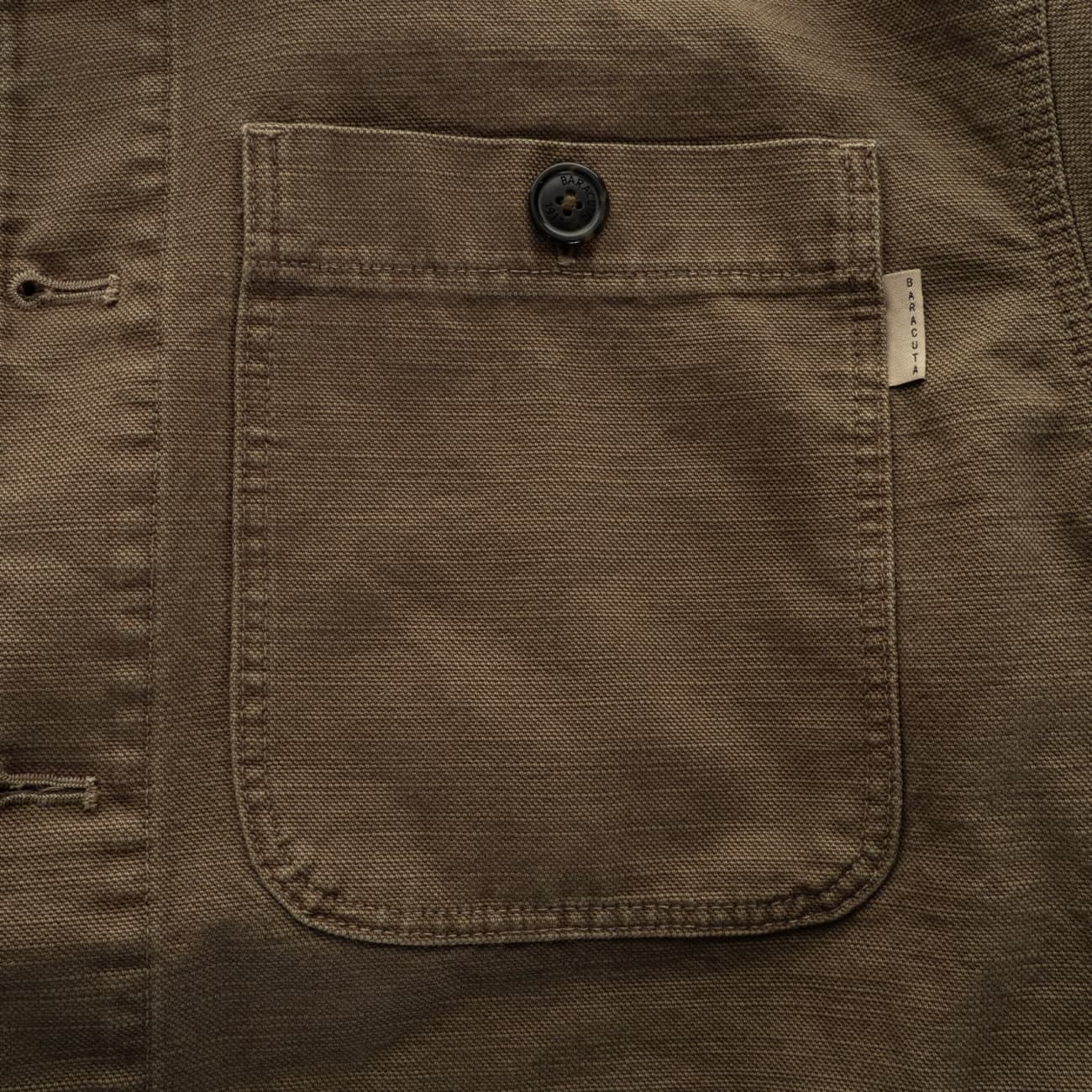 Canvas Overshirt Tarmac Green