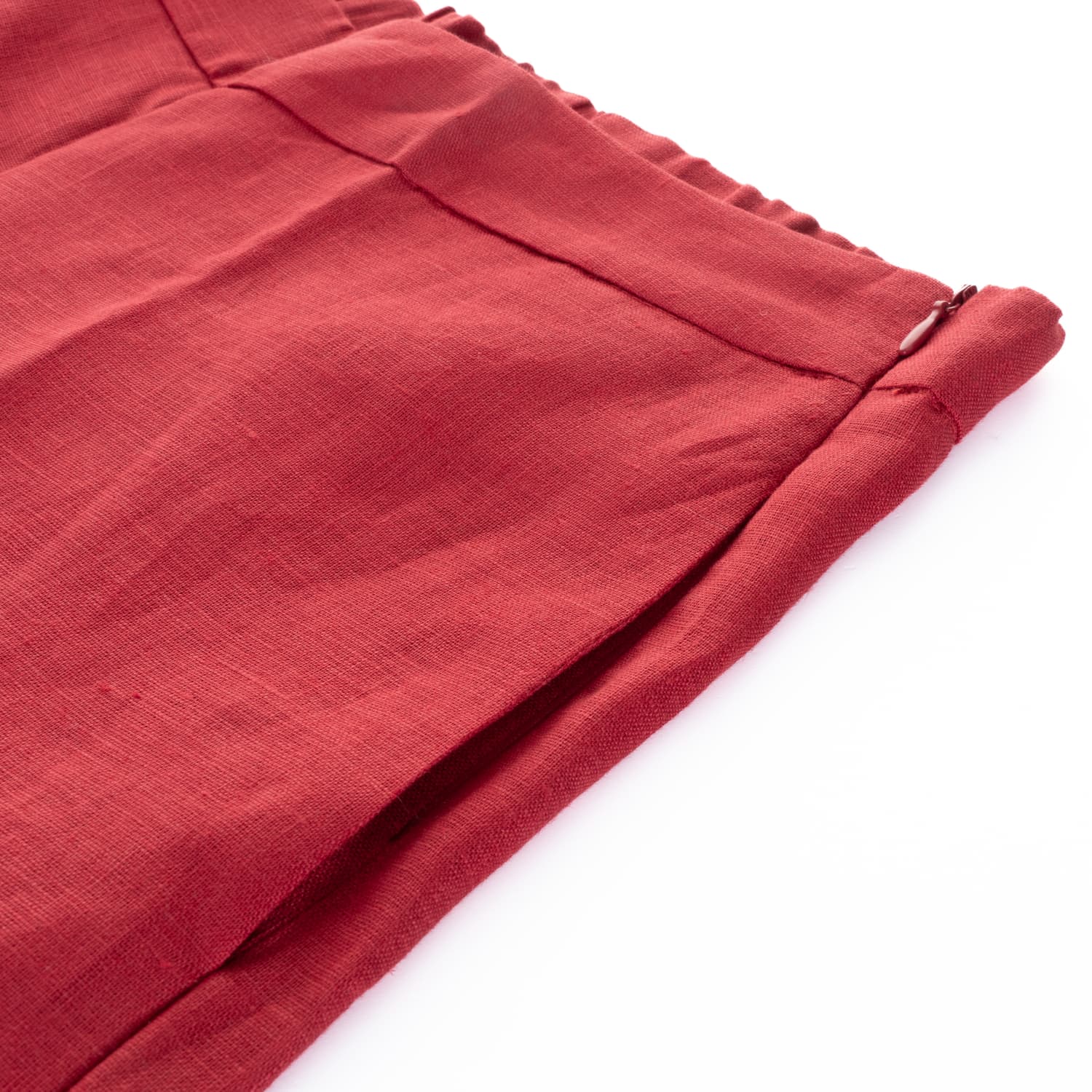 Leinenhose Rot
