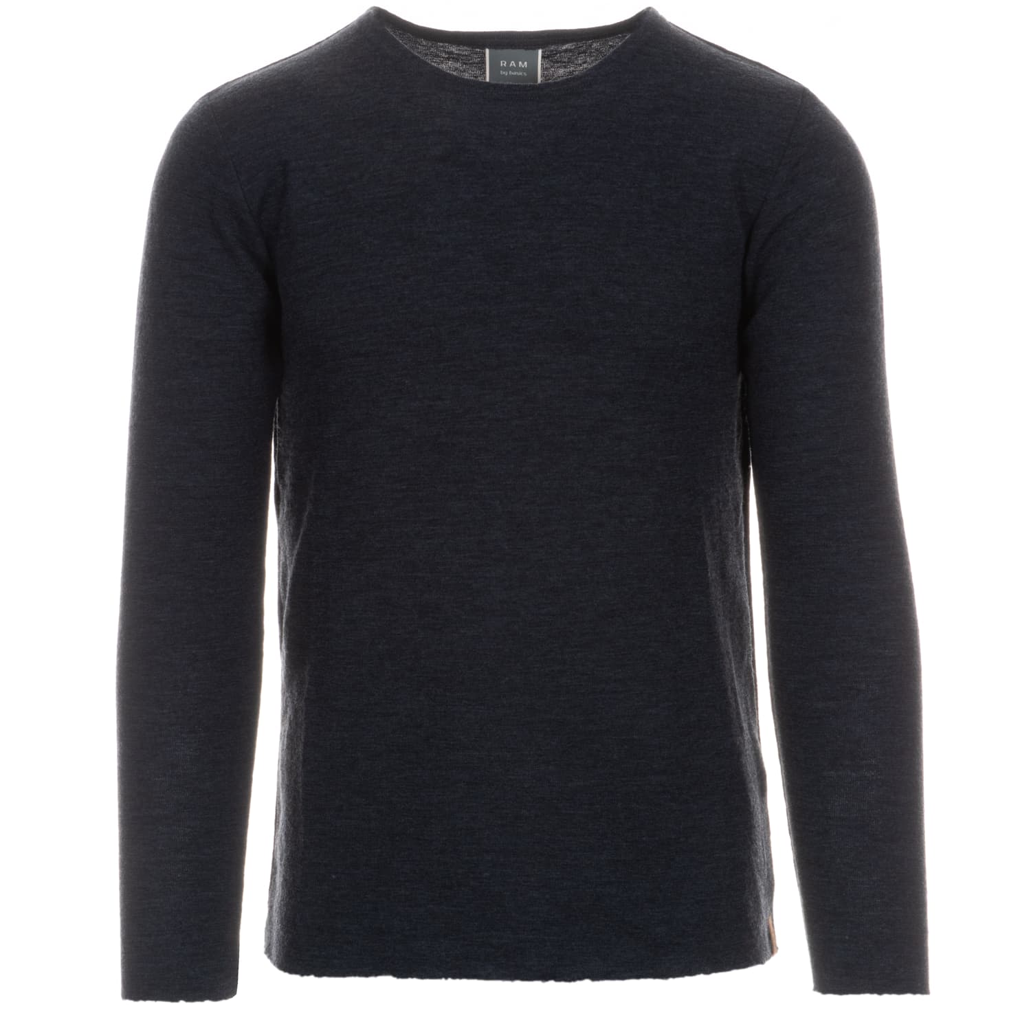 Strickpullover 4028 Crew-Neck Midnight Blue Melange