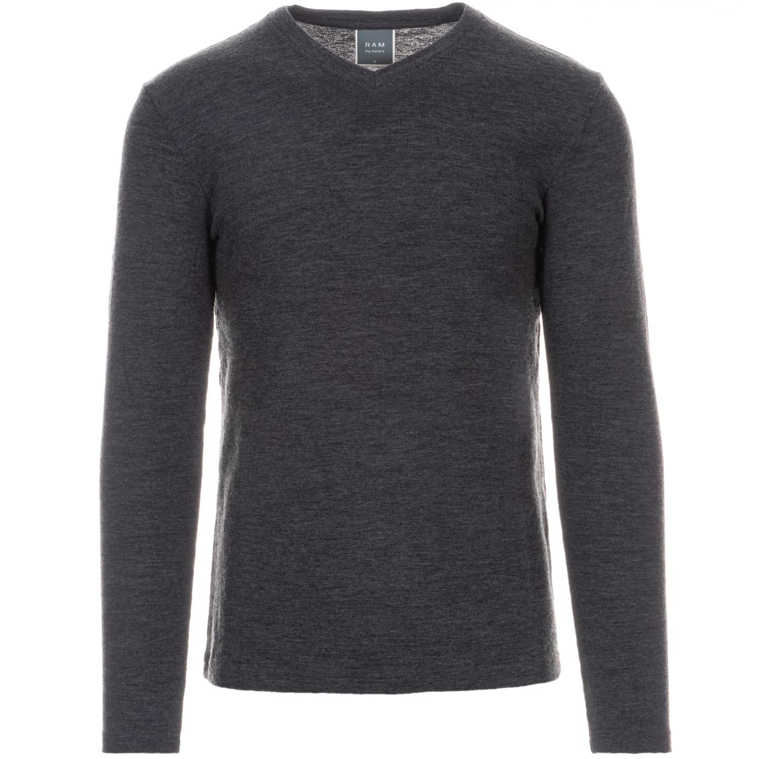 Strickpullover 4020 V-Neck Anthrazit Melange