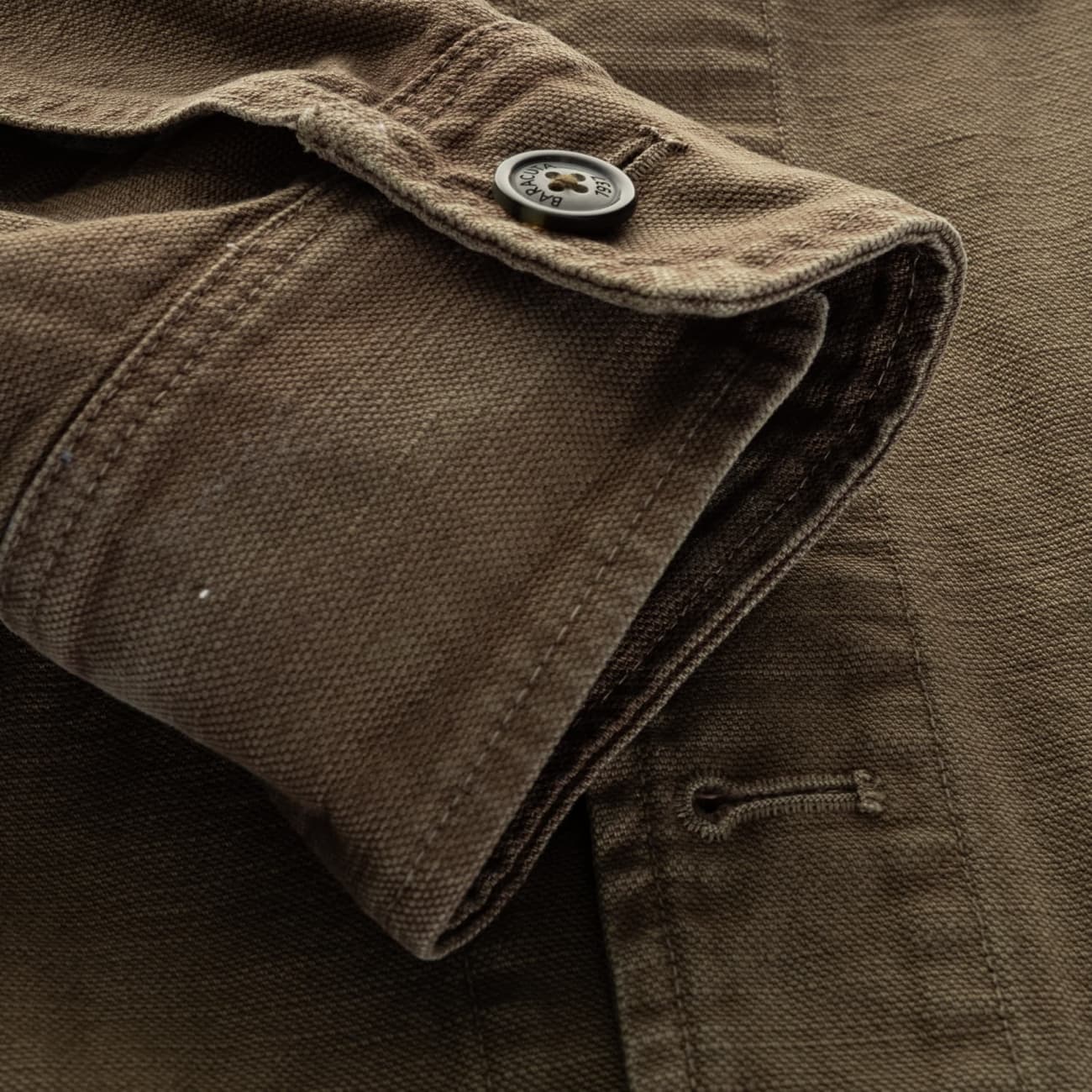 Canvas Overshirt Tarmac Green