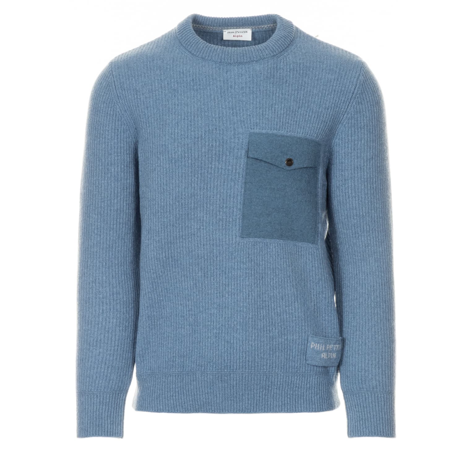 Strickpullover Alpin mit Brusttasche