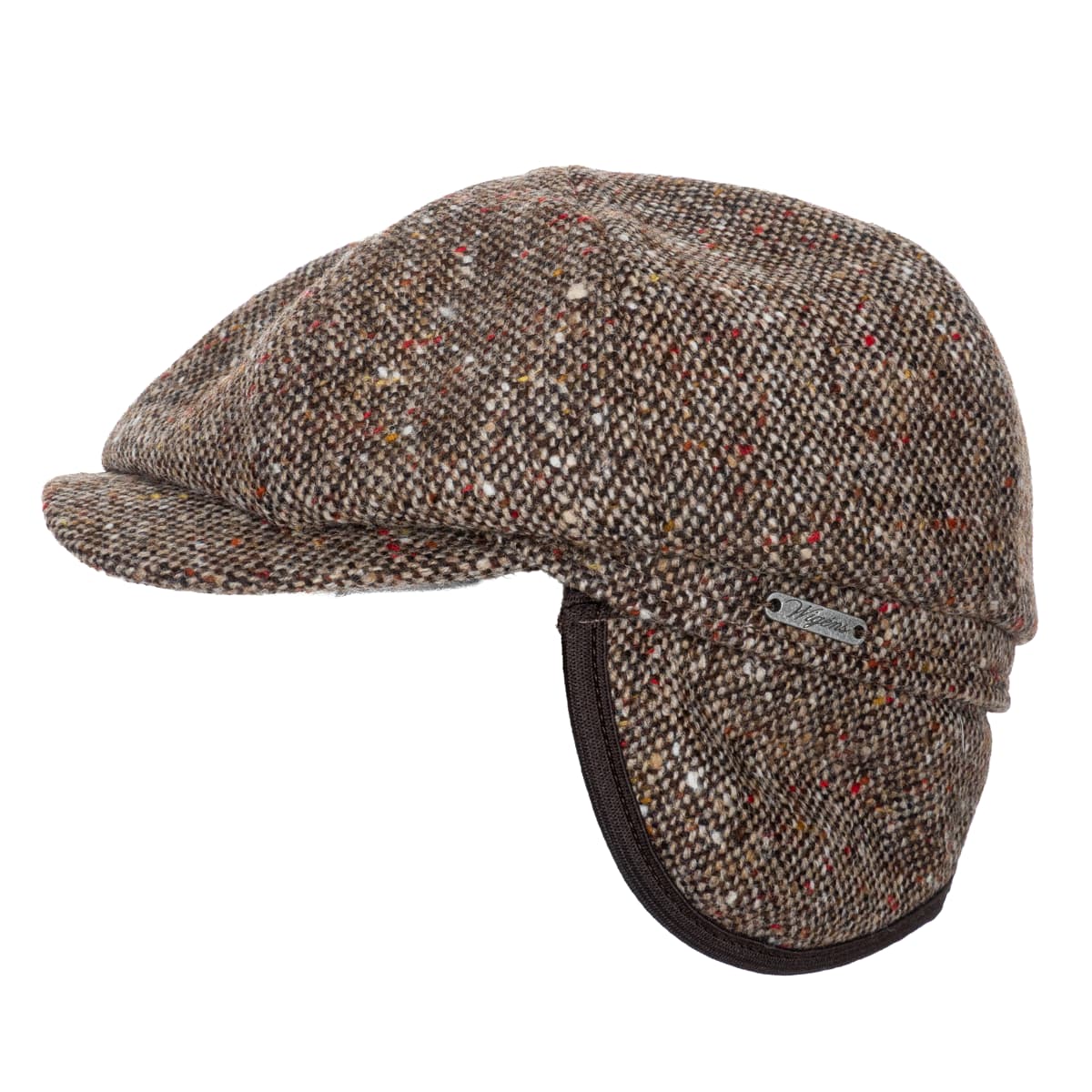 Newsboy Classic Cap Donegal Tweed Ohrenklappen