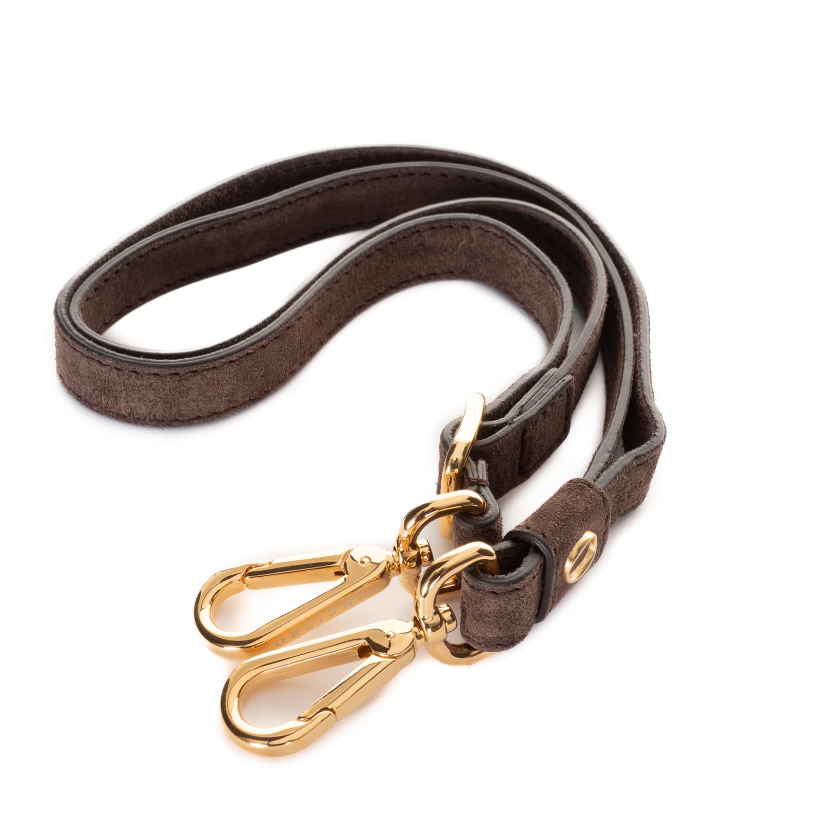 Handtasche aus Veloursleder Braun