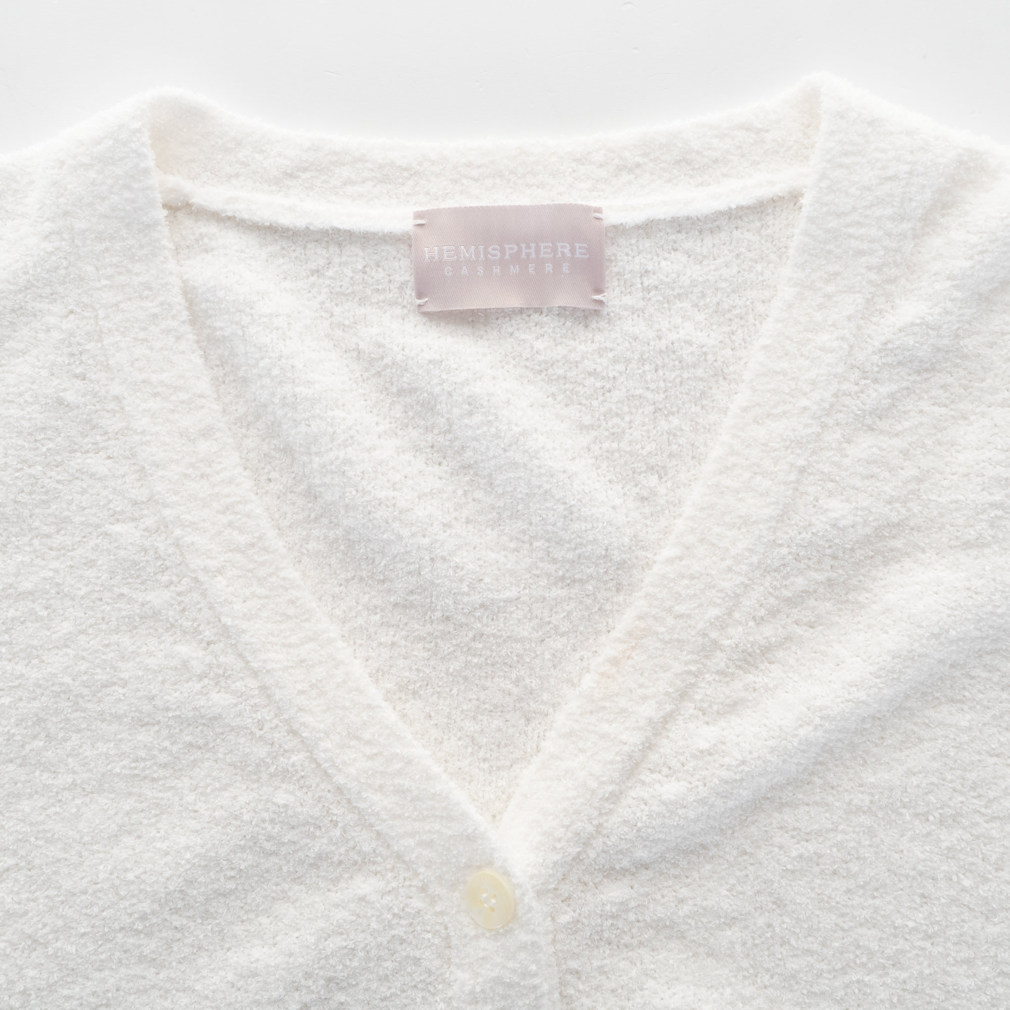 Bouclé-Cardigan Kurzarm