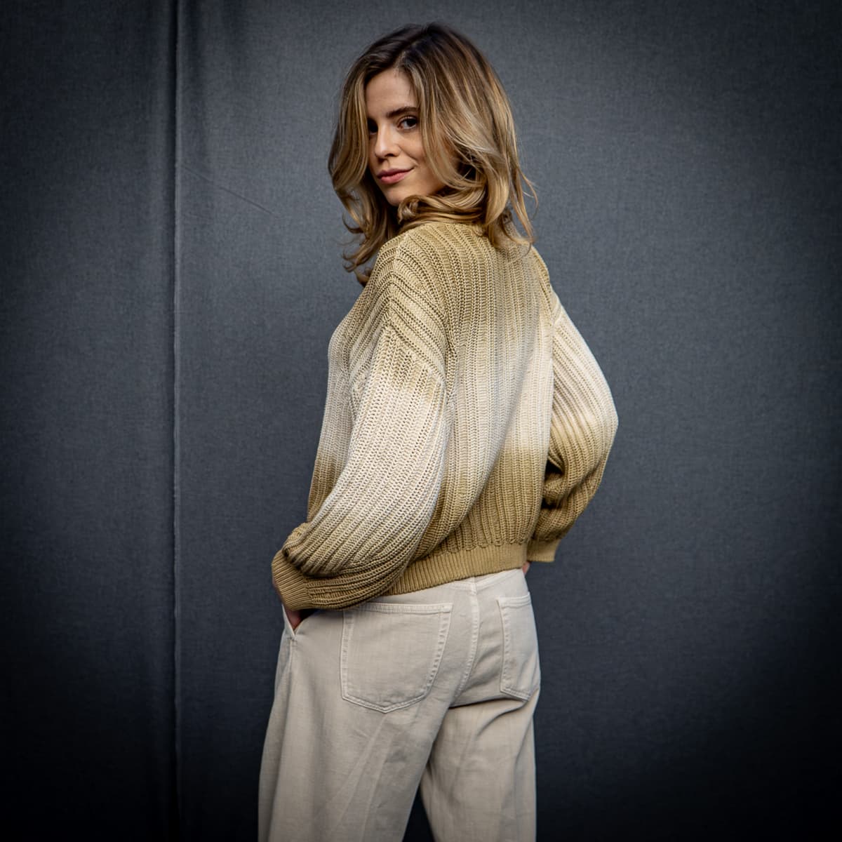 Strickpullover aus Baumwolle