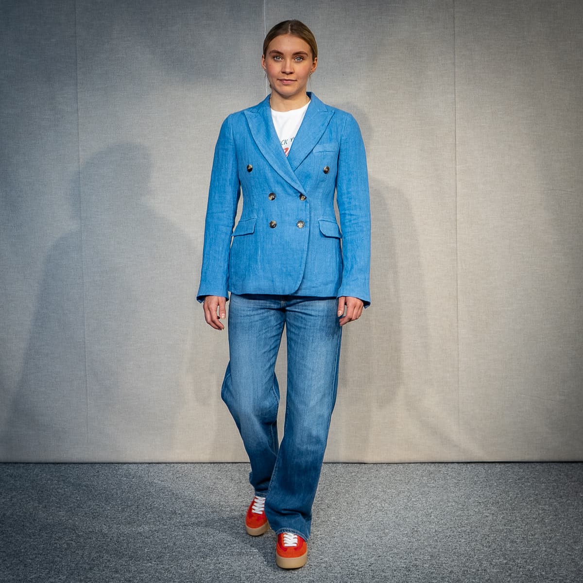 Blazer Lauren Hellblau