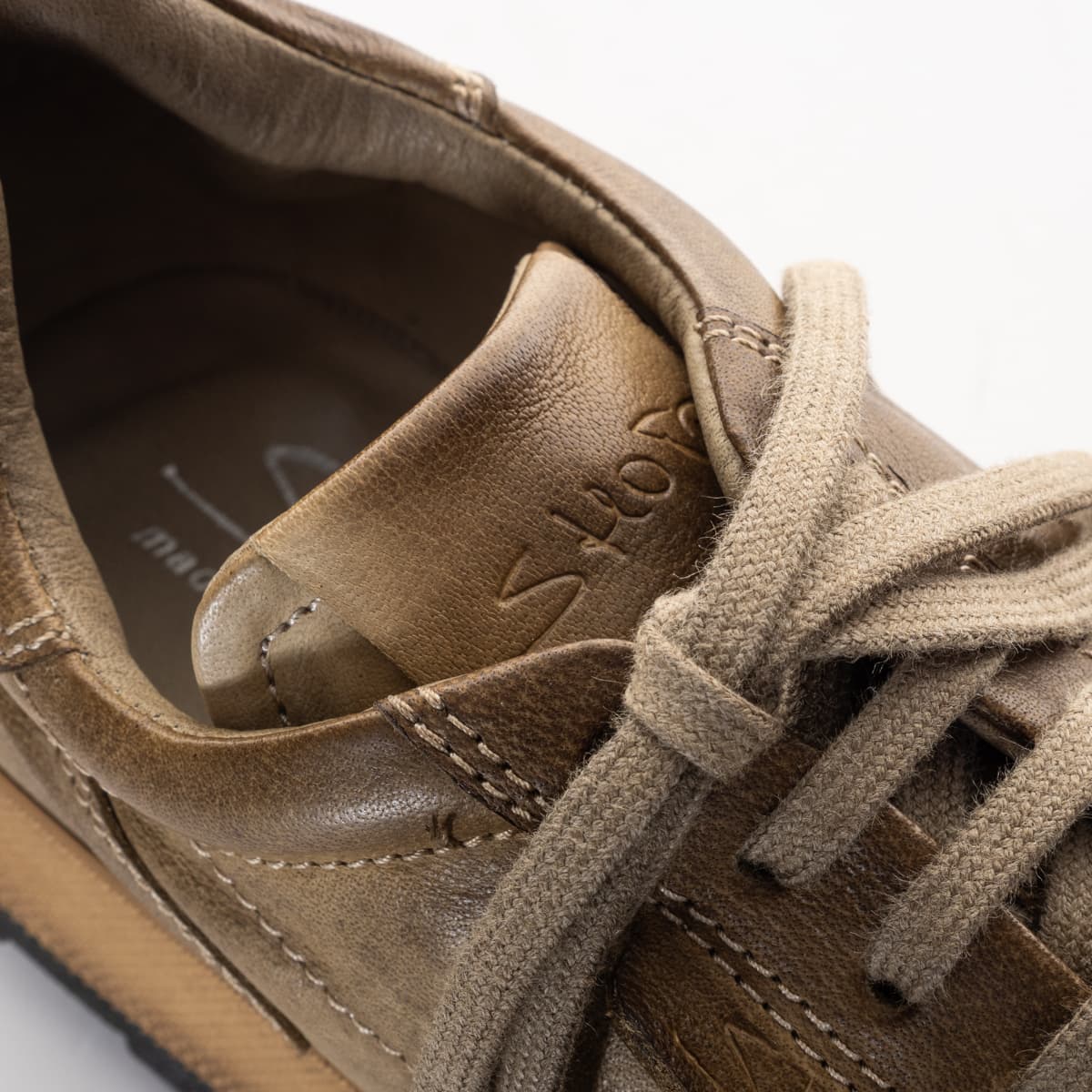 Sneaker 6404 Pferdeleder Oliv