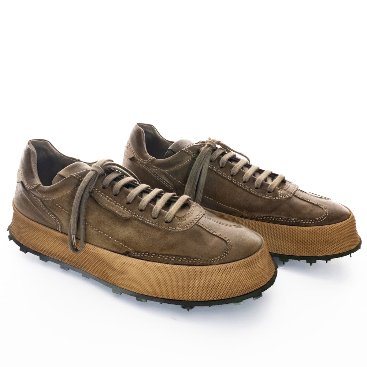 Sneaker 6404 Pferdeleder Oliv