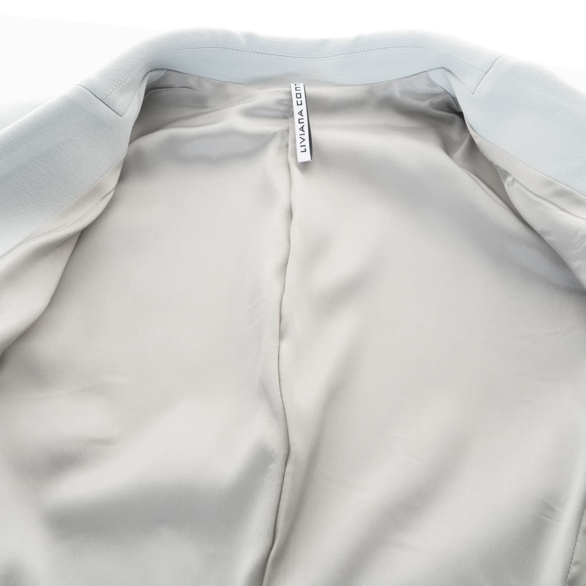 Viskose Blazer in Hellblau