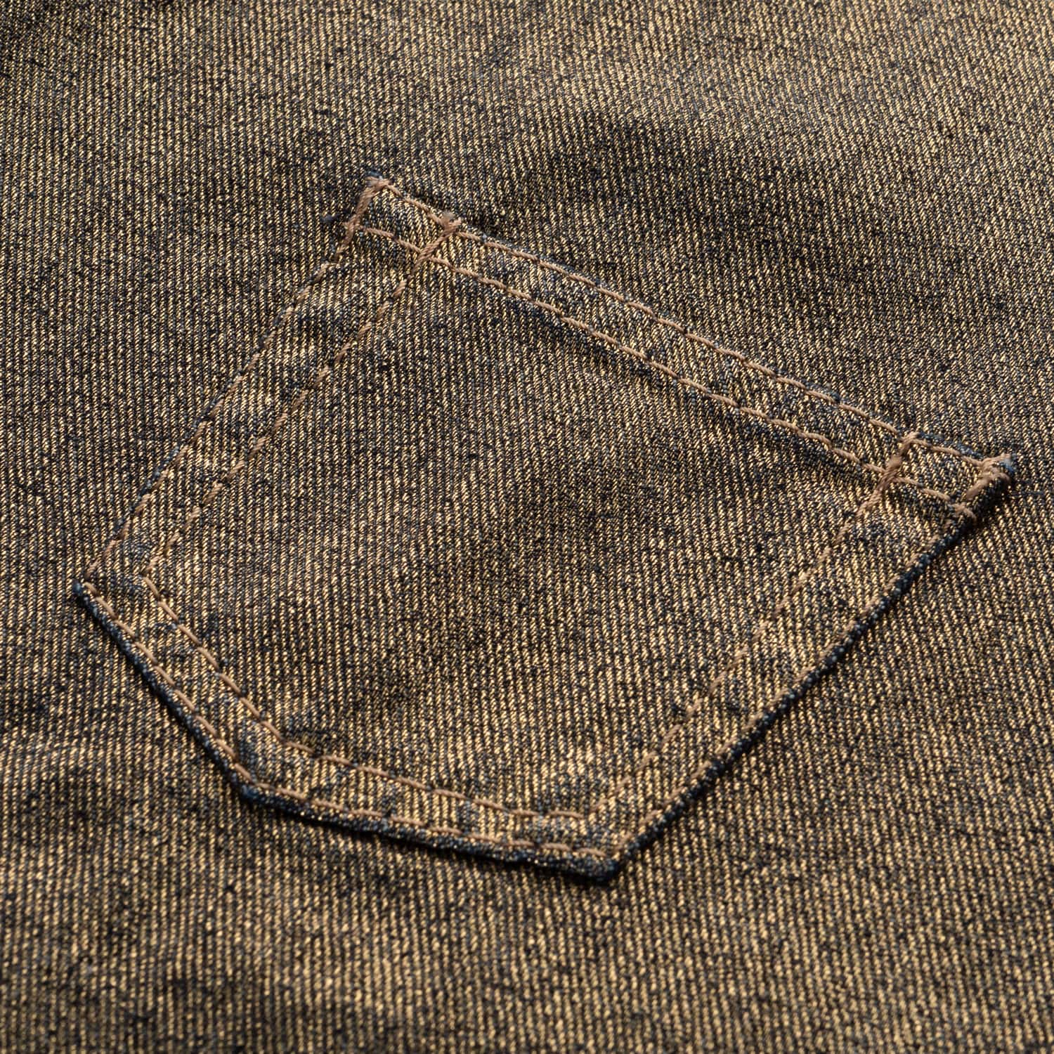 Denim Top Gold