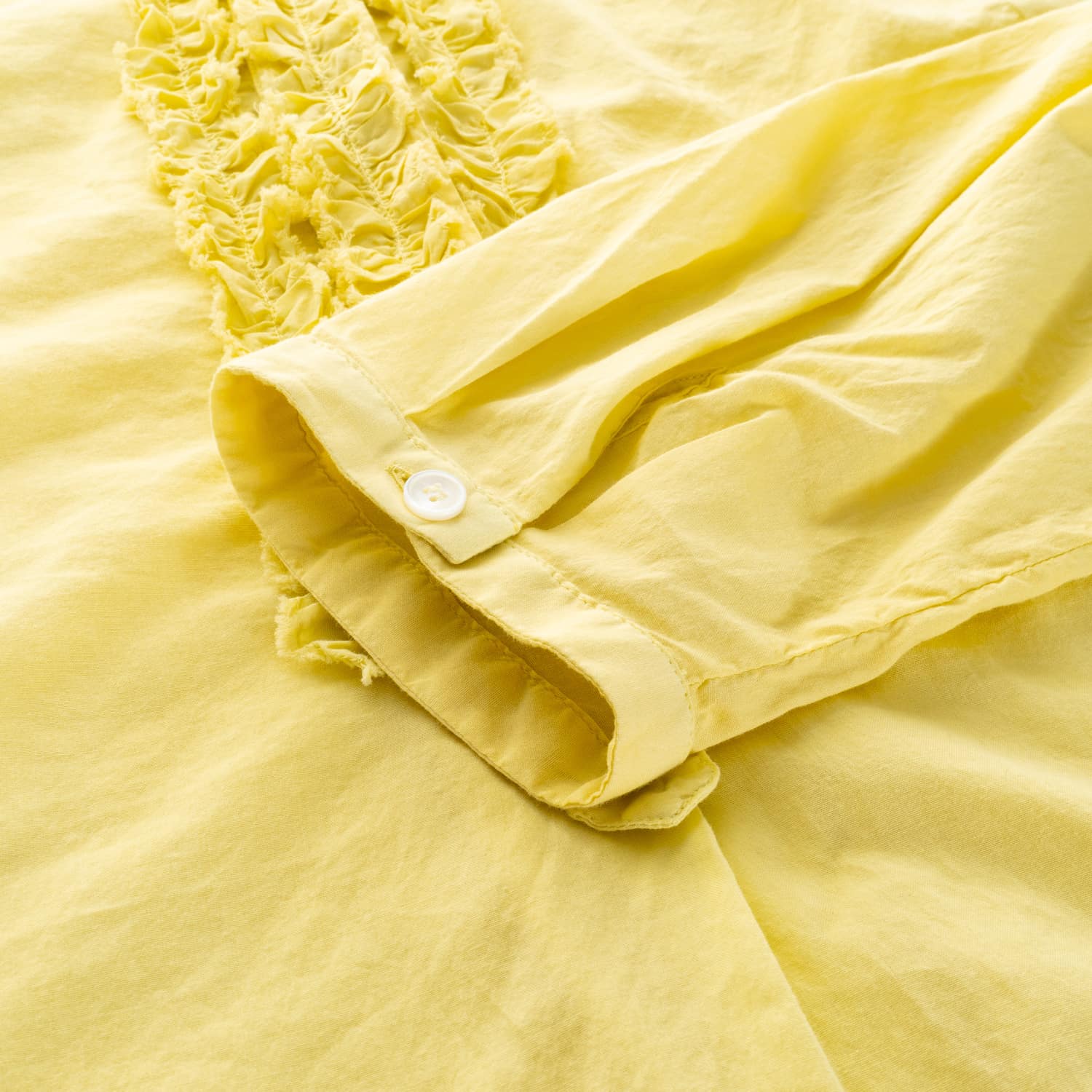 Baumwollbluse Camilla Gelb