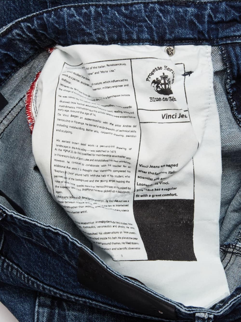 Vinci Denova Jeans Dark Blue Denim