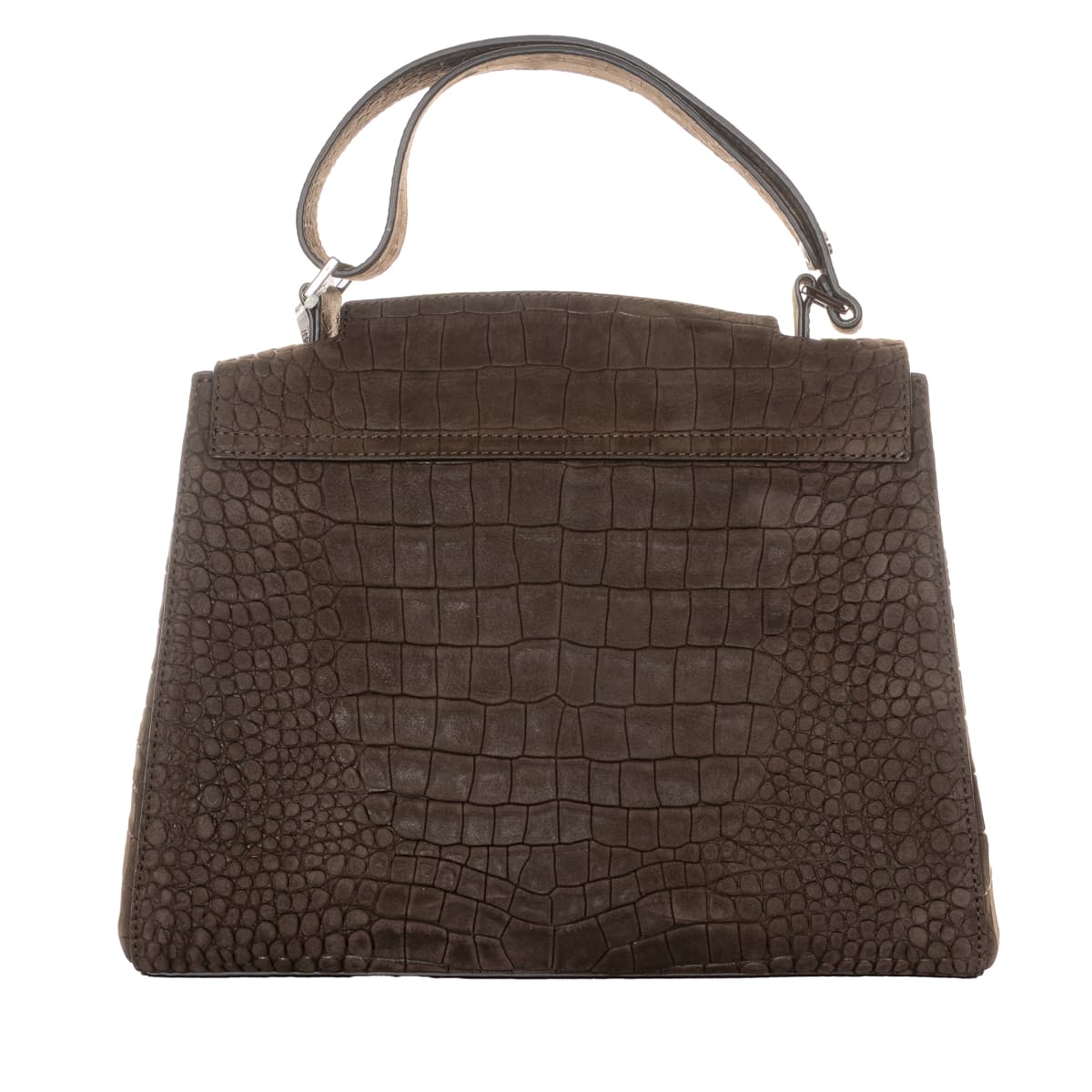 Sveva Cocco Nabuk Handtasche Chocolate
