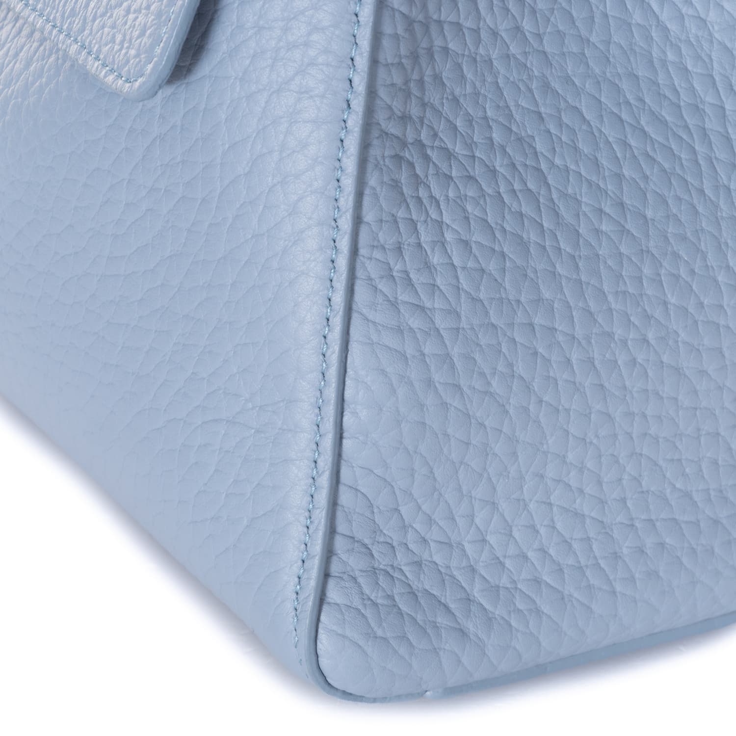 Handtasche Nappa Leder Hellblau