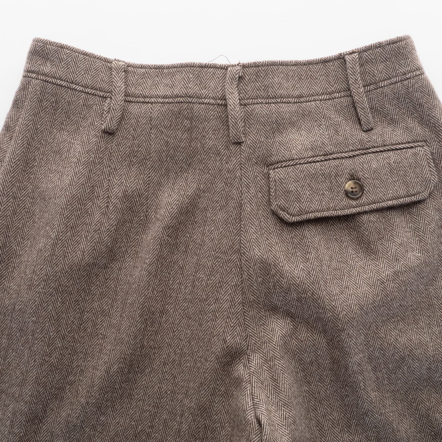 Wollhose mit Fischgrätmuster