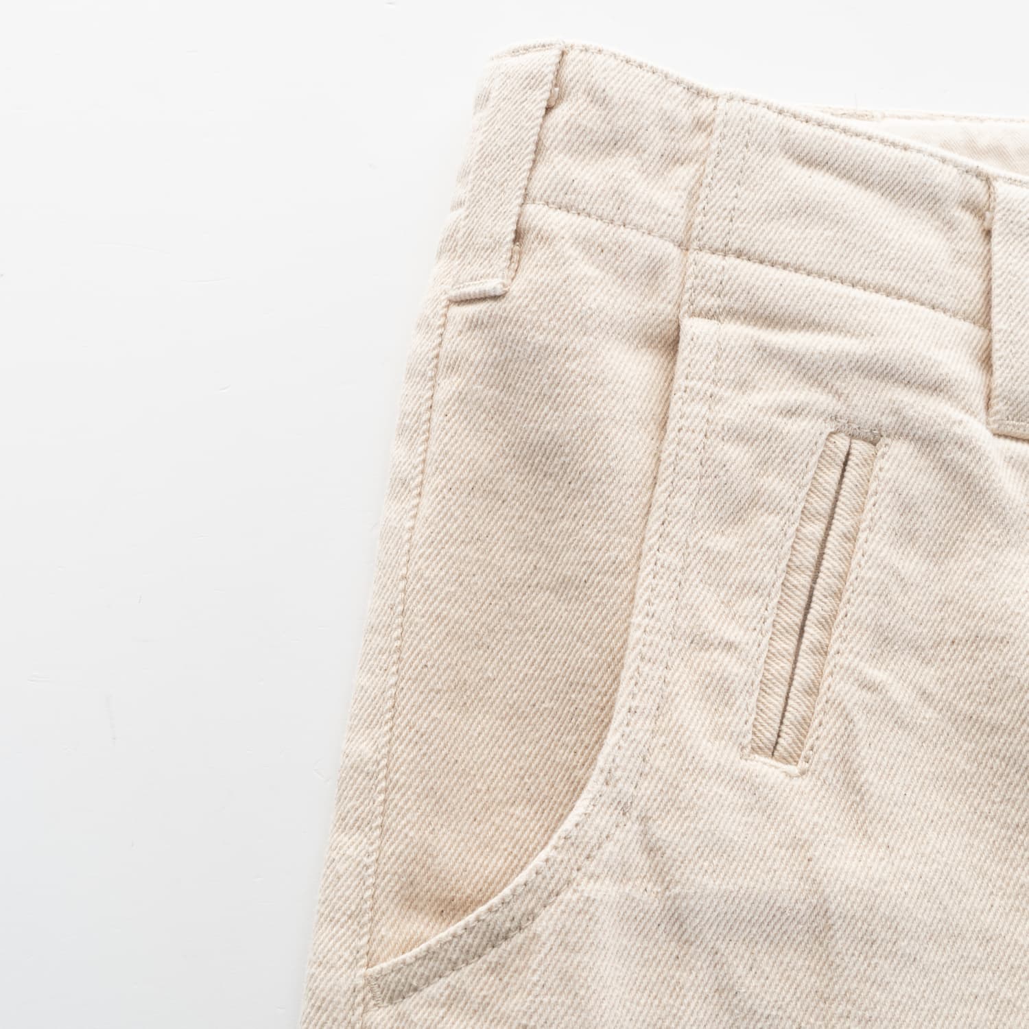 Guntai Armeehose Ecru Denim