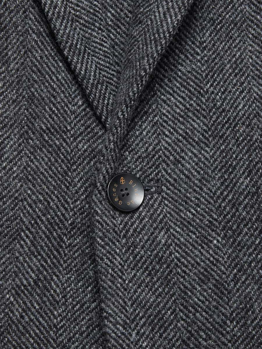 Fukui Blazer Fischgrät Black