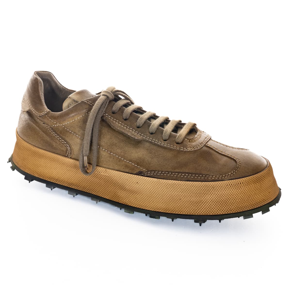 Sneaker 6404 Pferdeleder Oliv