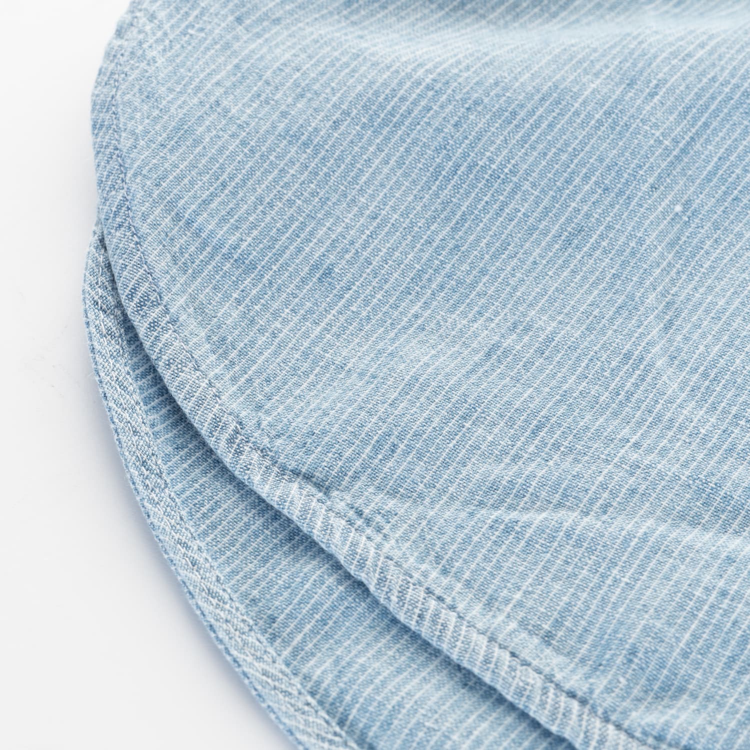 Oversized Bluse Blau-Weiß Gestreift