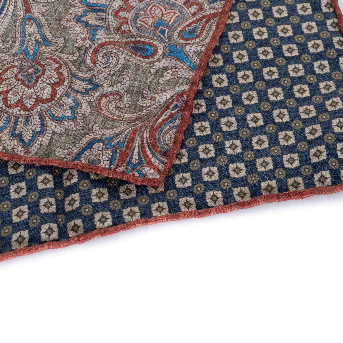 Einstecktuch Seide Paisley 8191