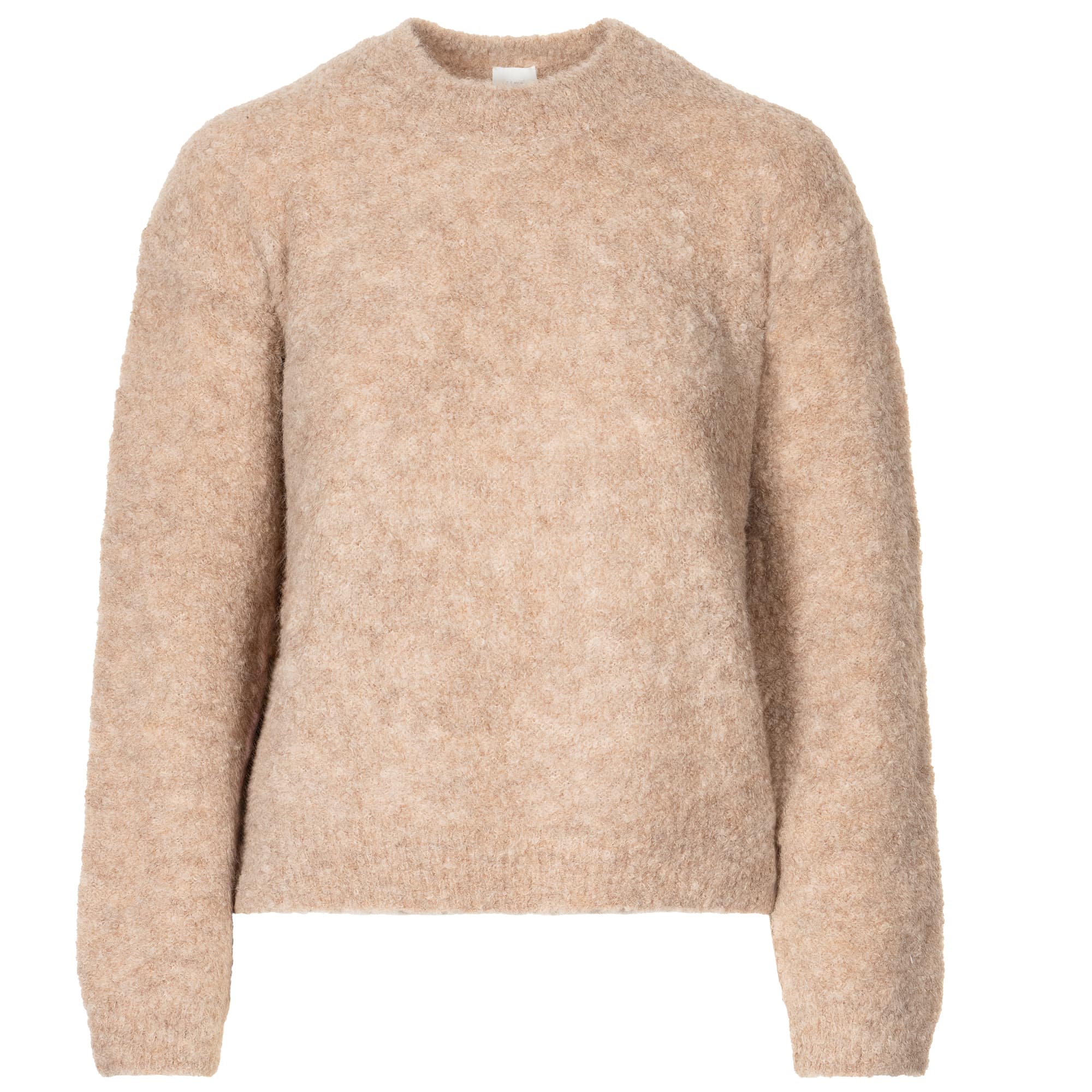 Bouclé Strickpullover Alpaka-Mix