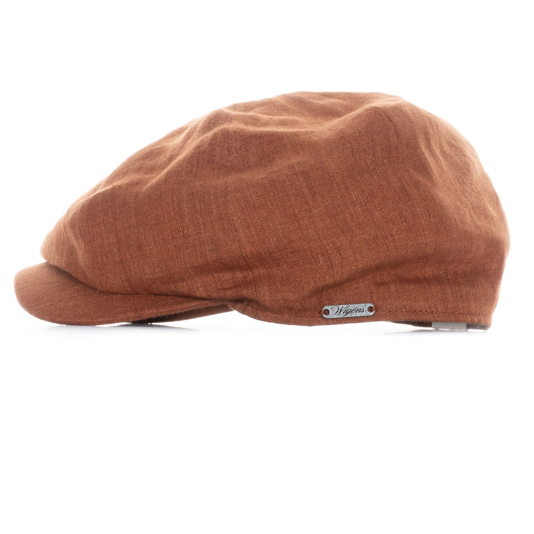 Newsboy Classic Cap Leinen Rust