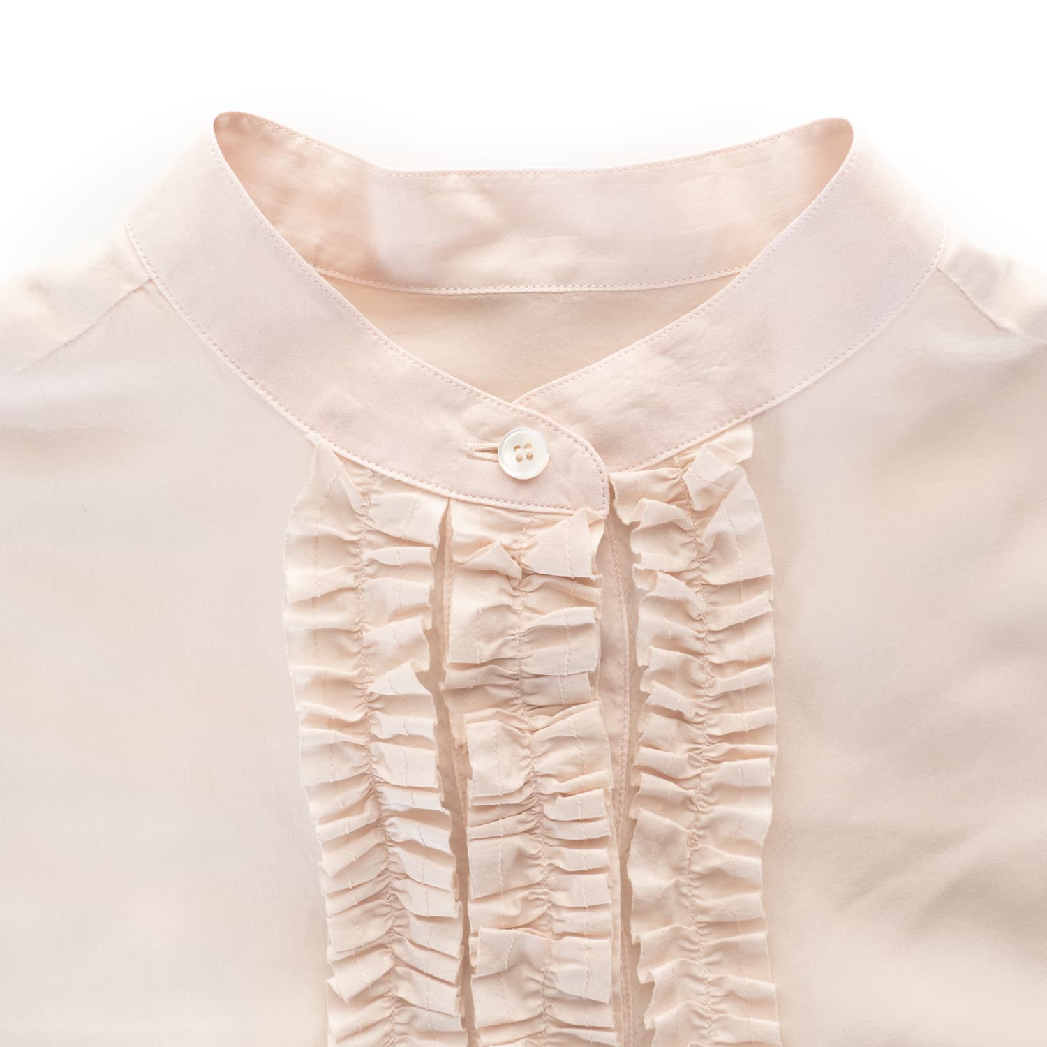 Seidenbluse Camilla Beige