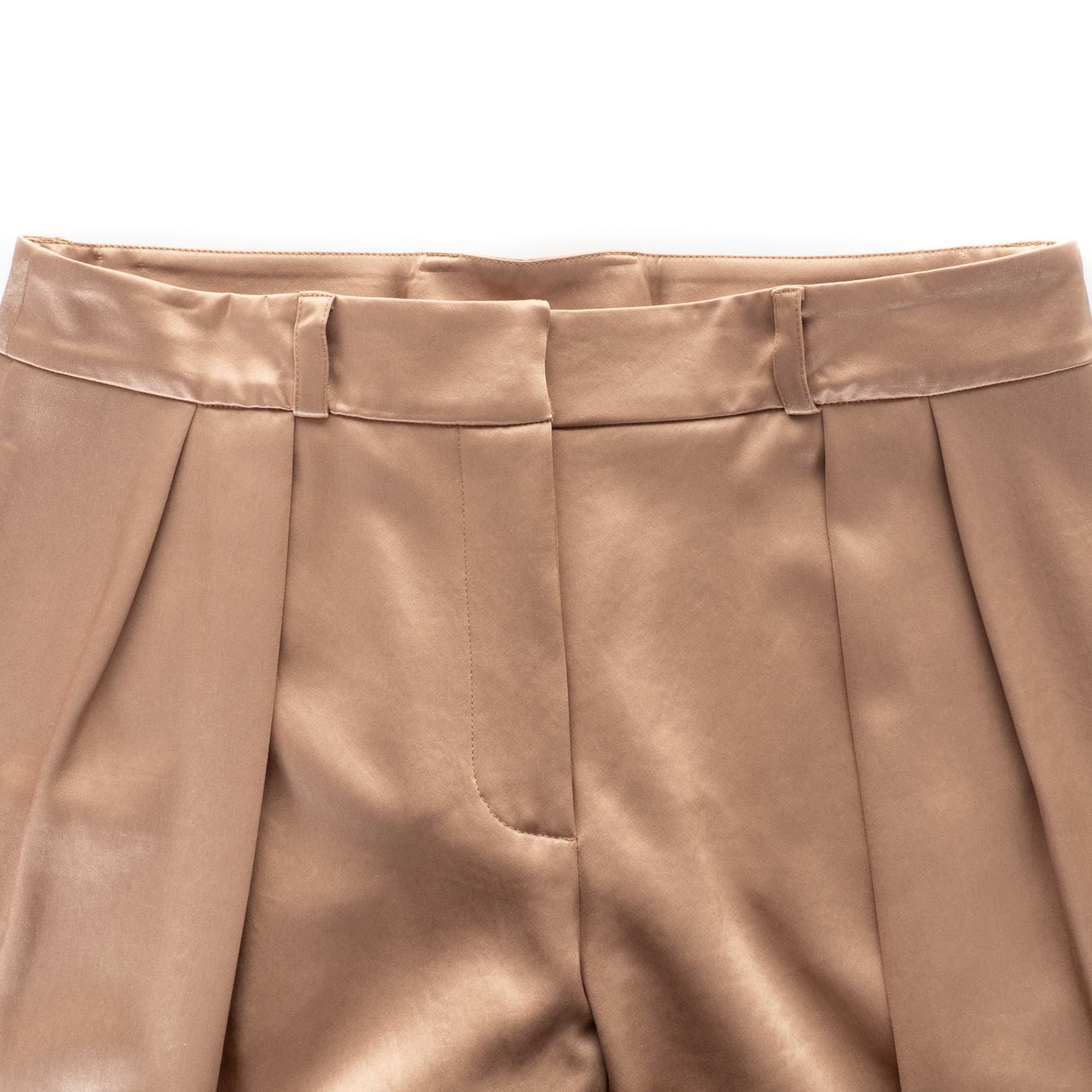 Satin Hose in Gold