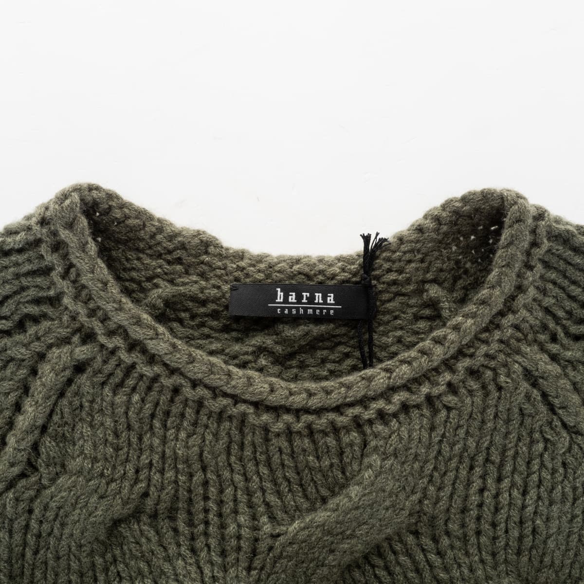 Kaschmirpullover Zopfmuster