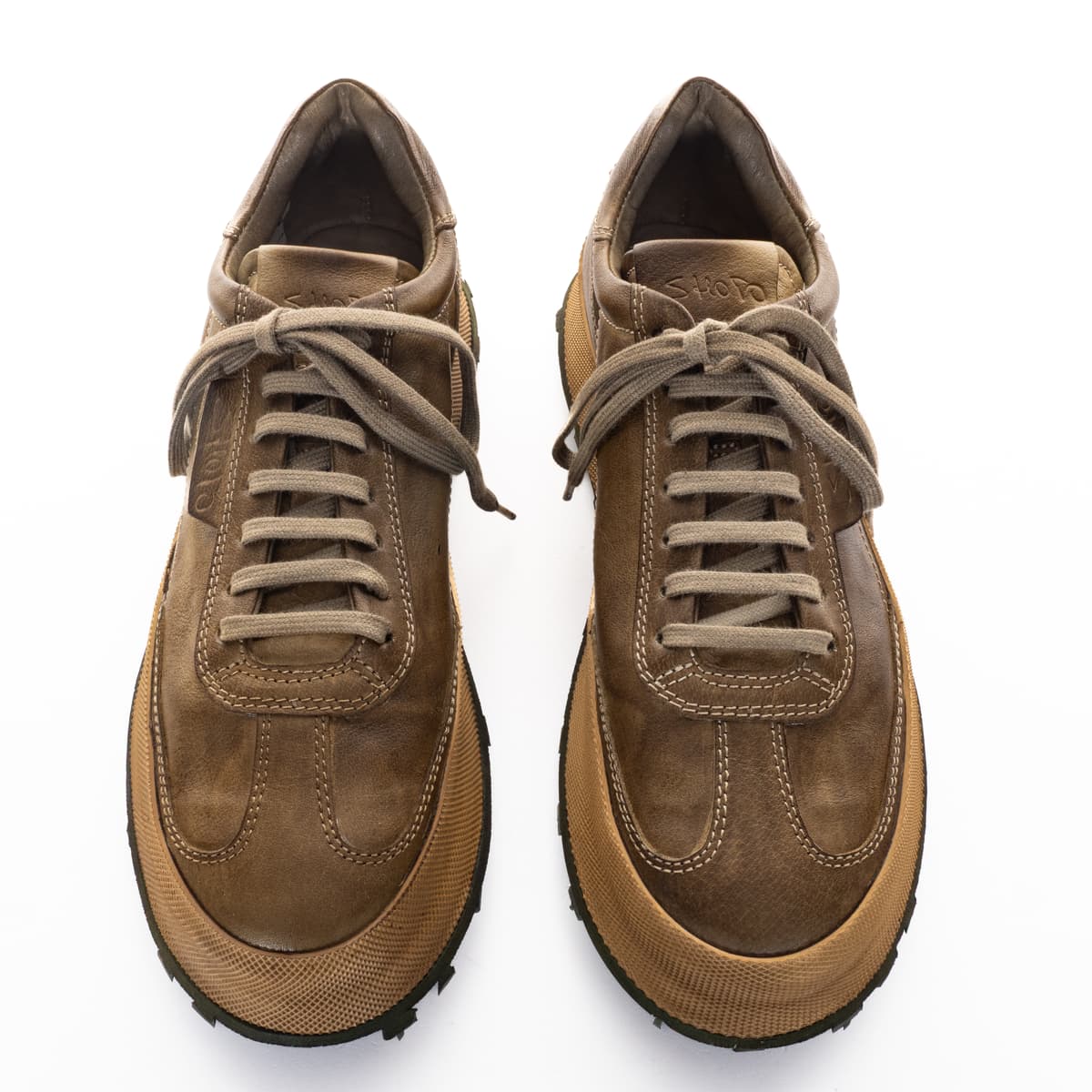 Sneaker 6404 Pferdeleder Oliv