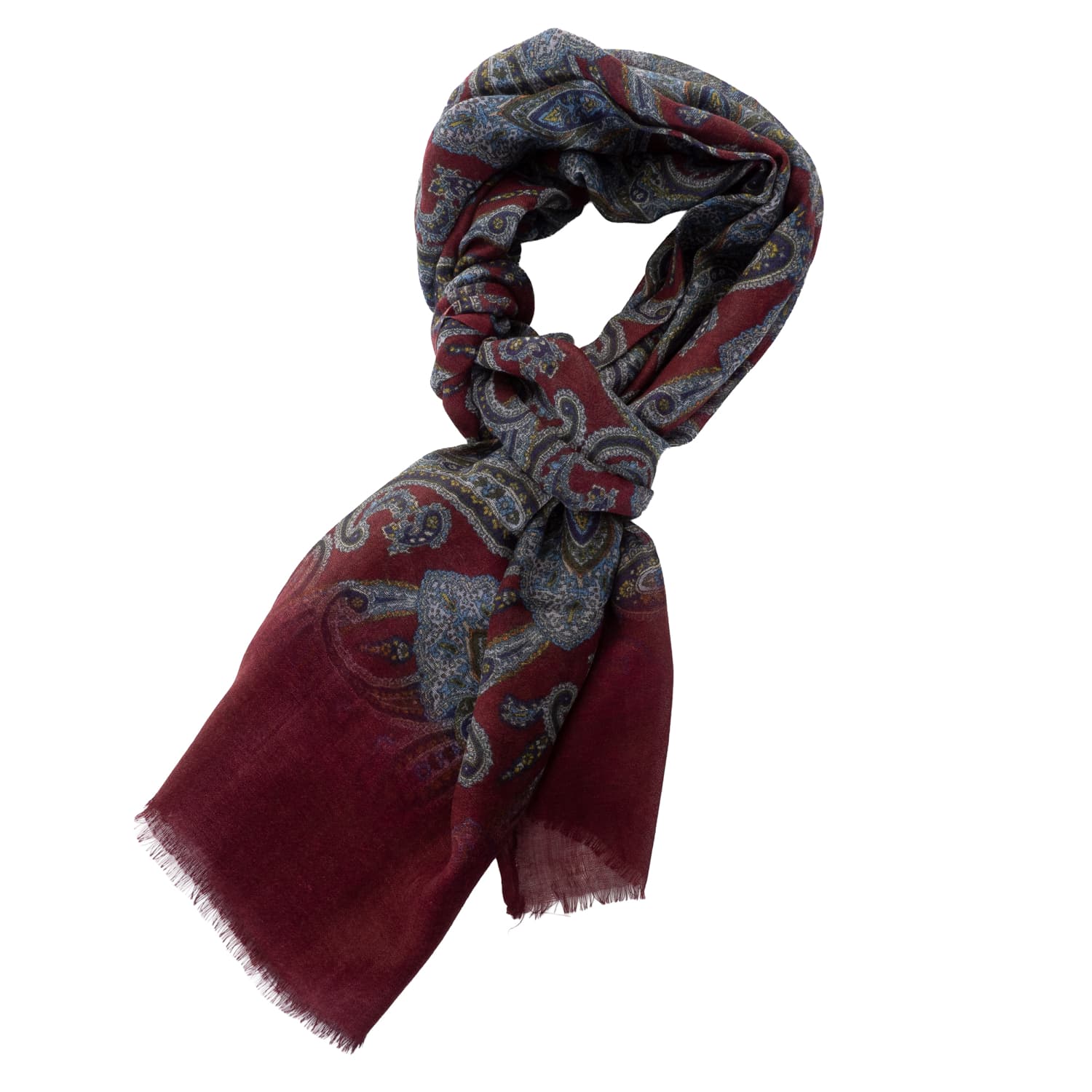 Feiner Wollschal Paisley