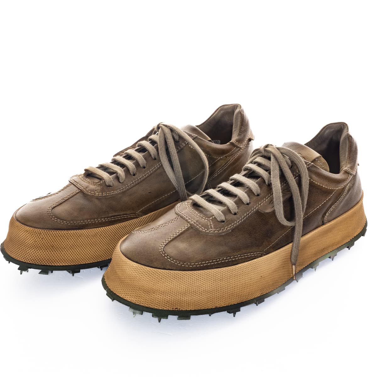 Sneaker 6404 Pferdeleder Oliv