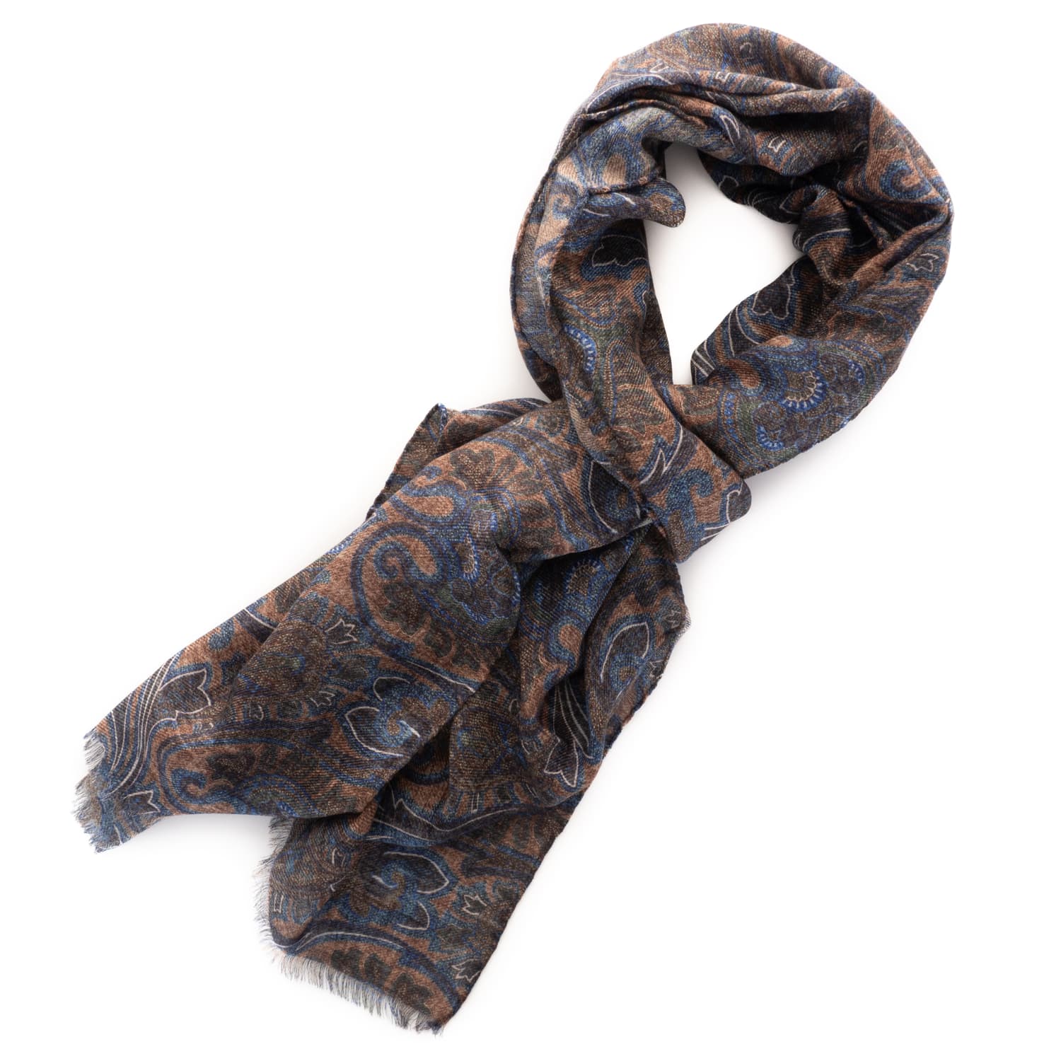 Schal Kaschmir-Seide-Mischung Geblümt Schal Kaschmir-Seide-Mischung Geblümt