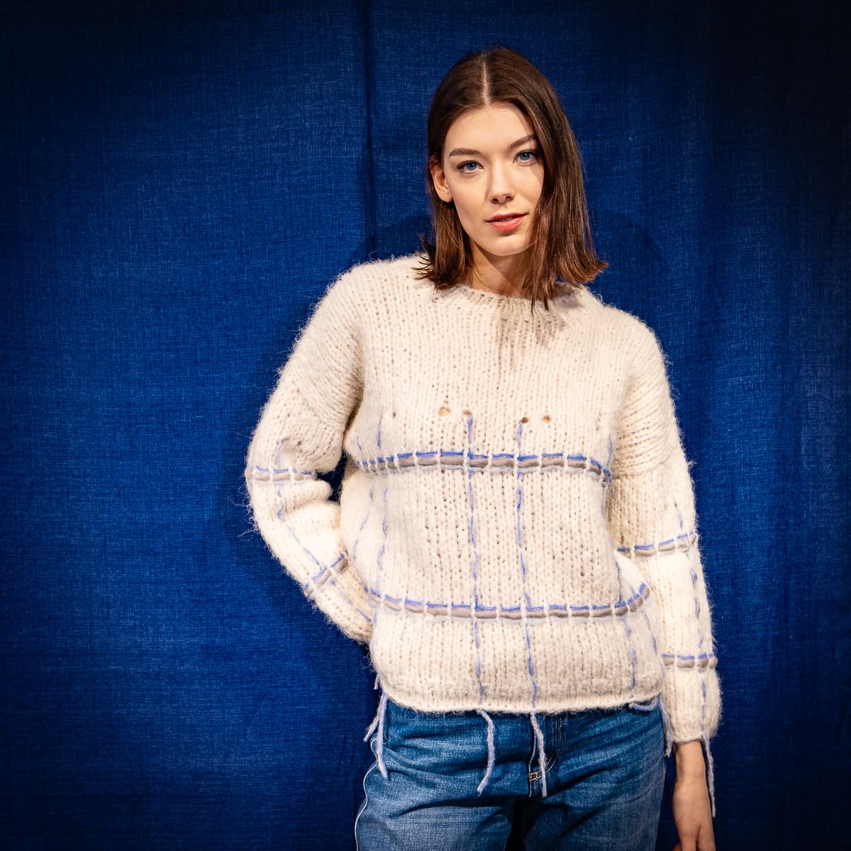 Strickpullover Nuna Natur