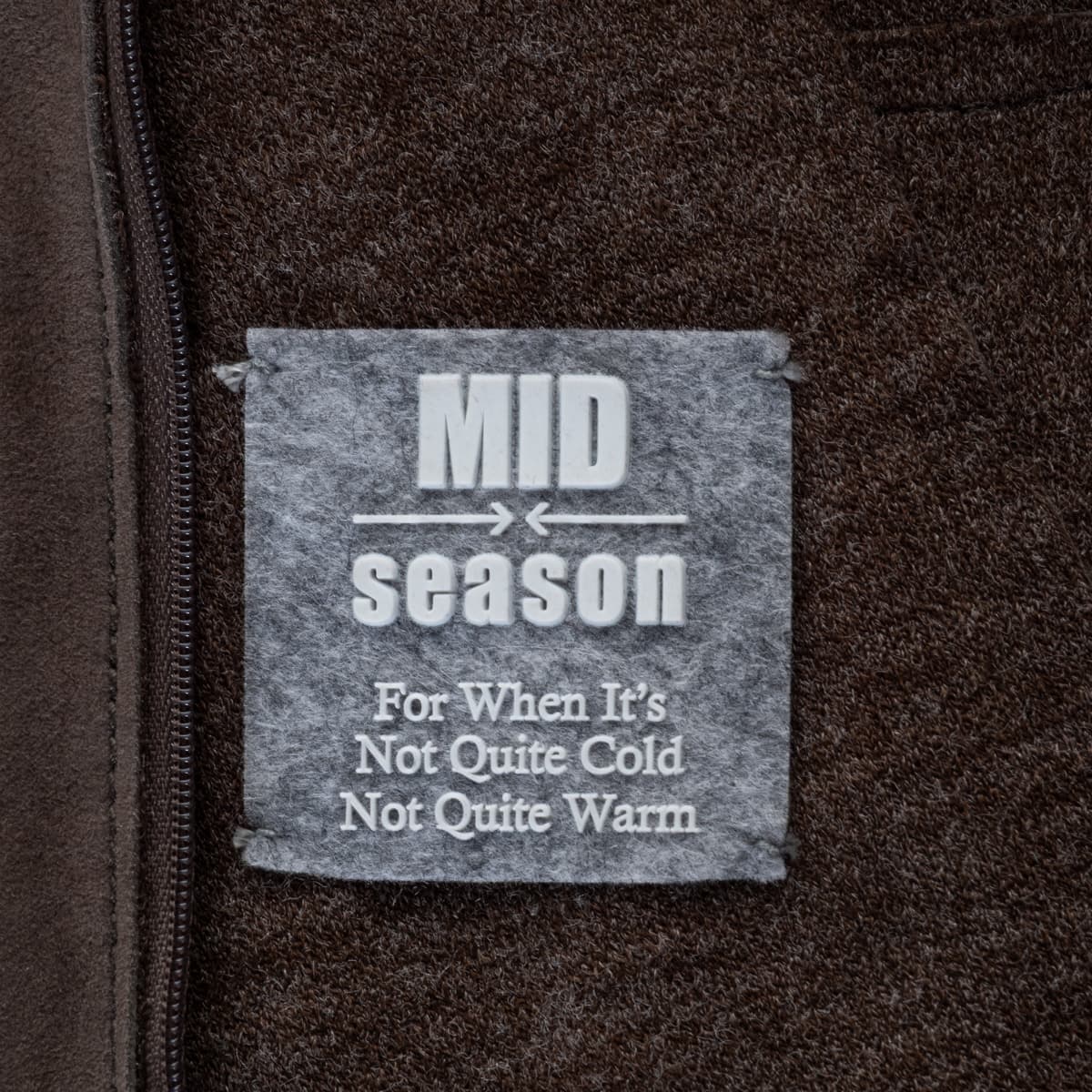 Lederjacke Sole Leaf Taupe