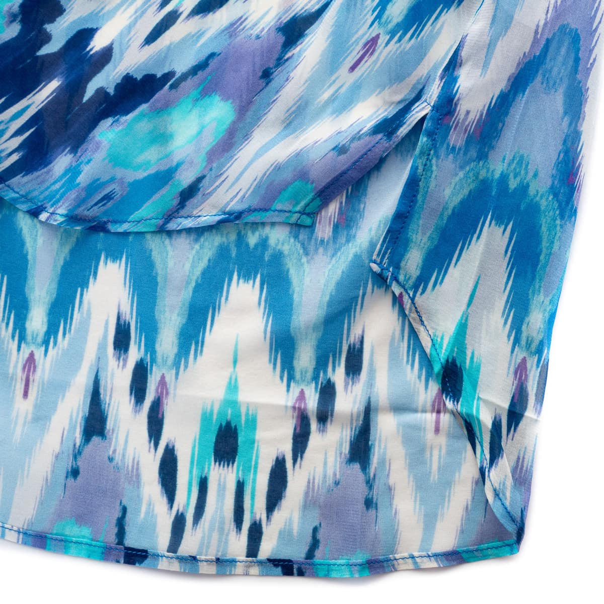 Seidenbluse Dream Blau