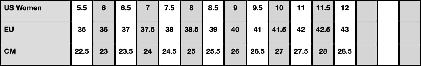 schugroessenraster-damen-red-wing schugroessenraster-damen-red-wing