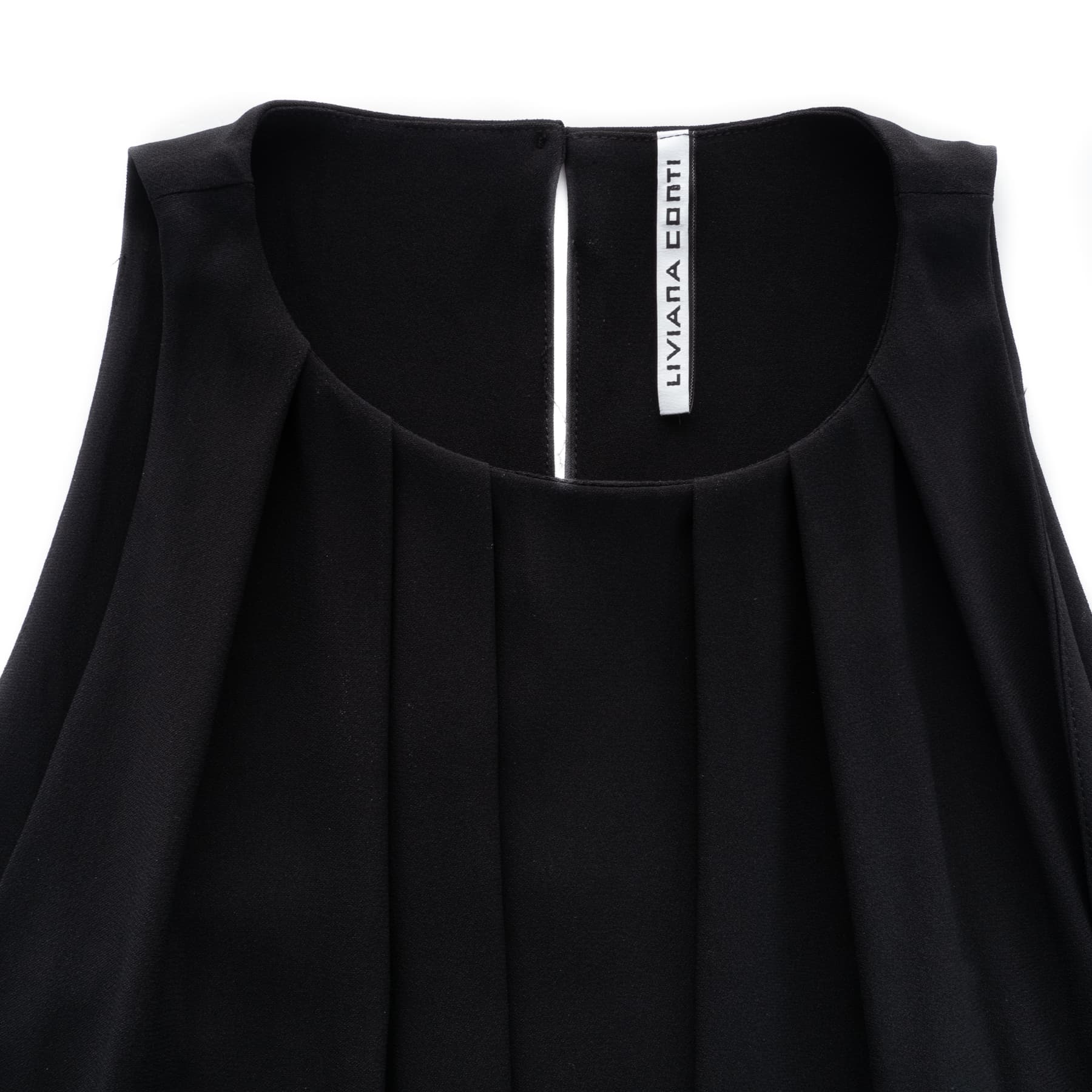 Schwarzes Shift Kleid